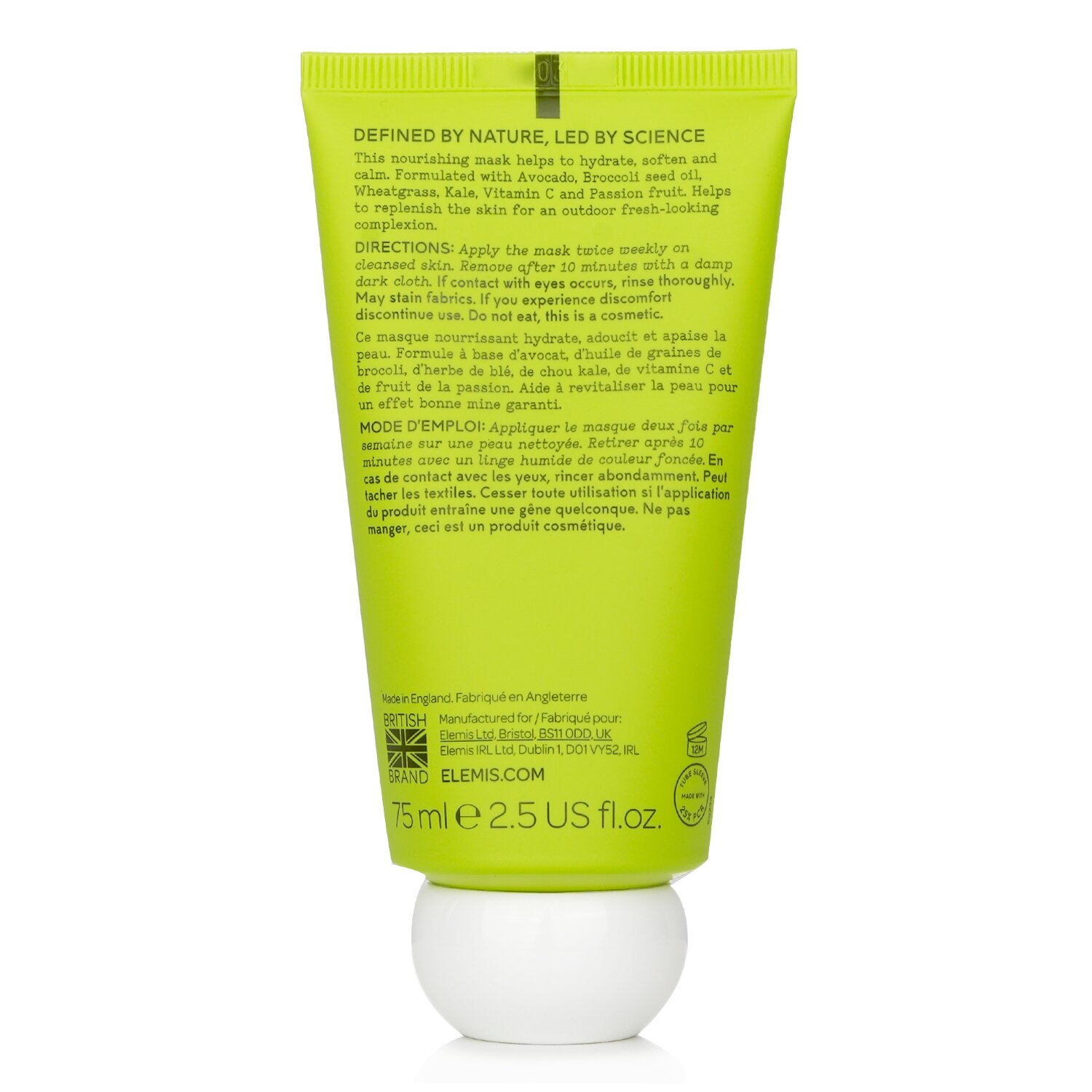Elemis Superfood Vital Vegetariánská maska 75ml/2.5oz