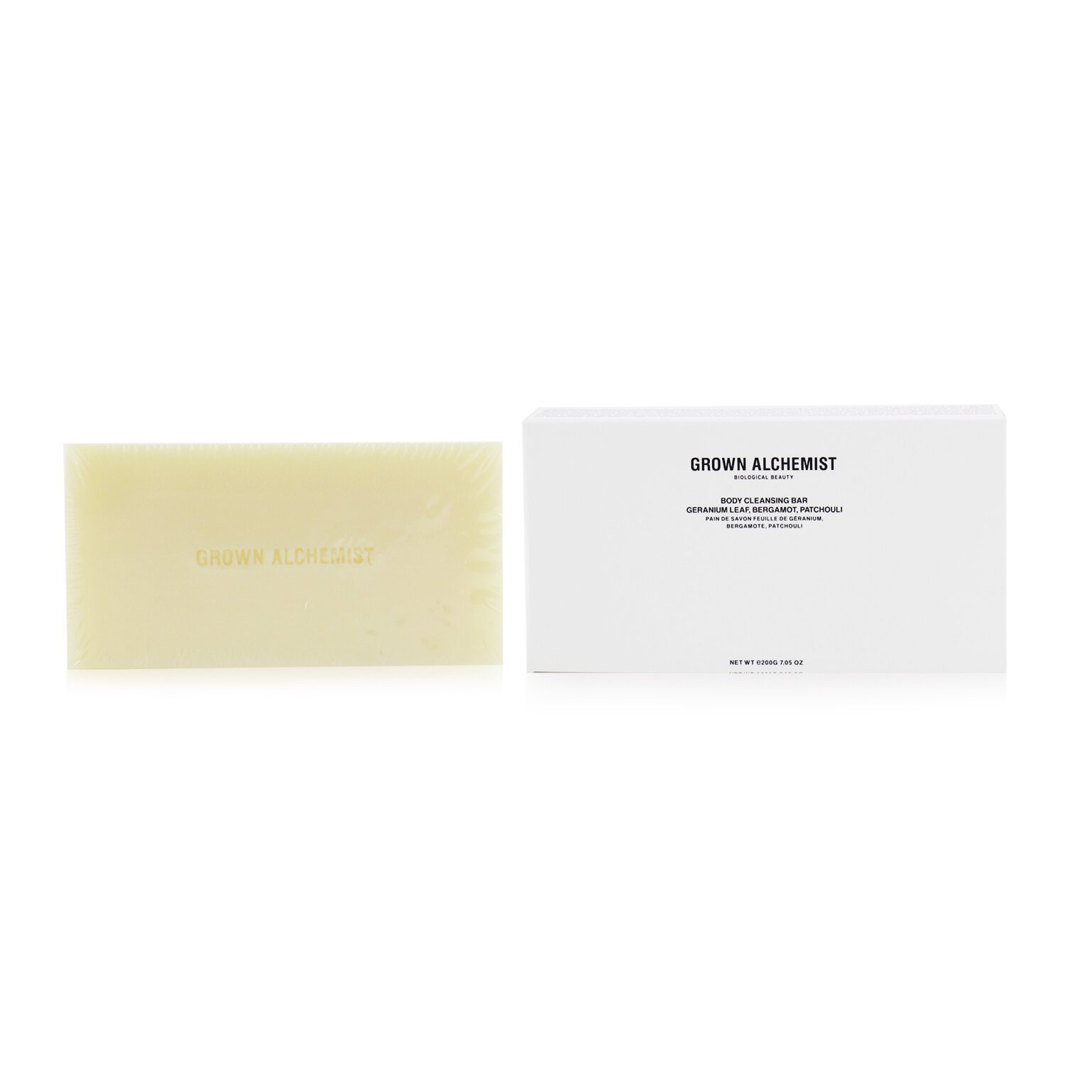 Grown Alchemist Body Cleansing Bar - Geranium Leaf, Bergamot, Patchouli 200g/7.05oz