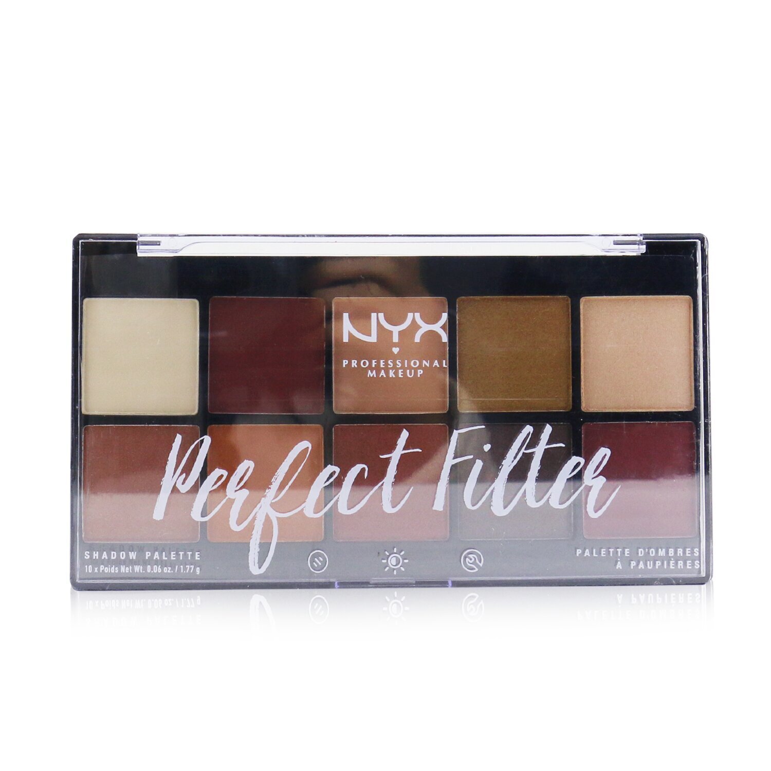 NYX Perfect Filter Shadow Palette 10x1.77g/0.06oz