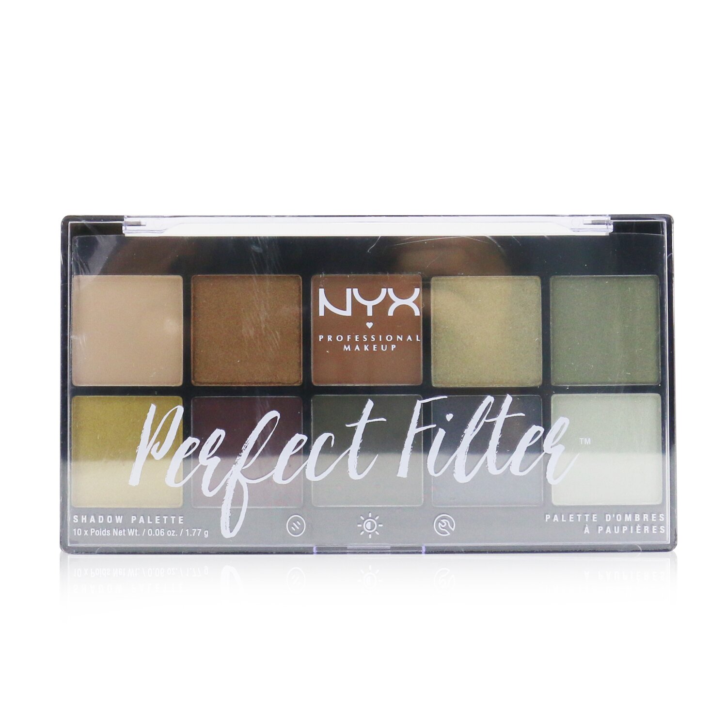 NYX Perfect Filter Shadow Palette 10x1.77g/0.06oz