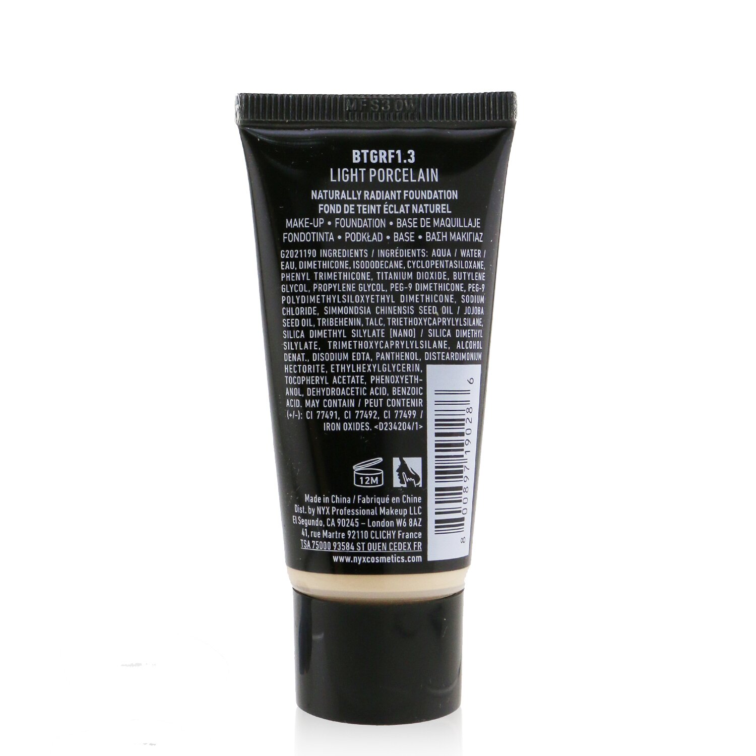 NYX Born To Glow! Naturally Radiant Foundation 30ml/1.01oz