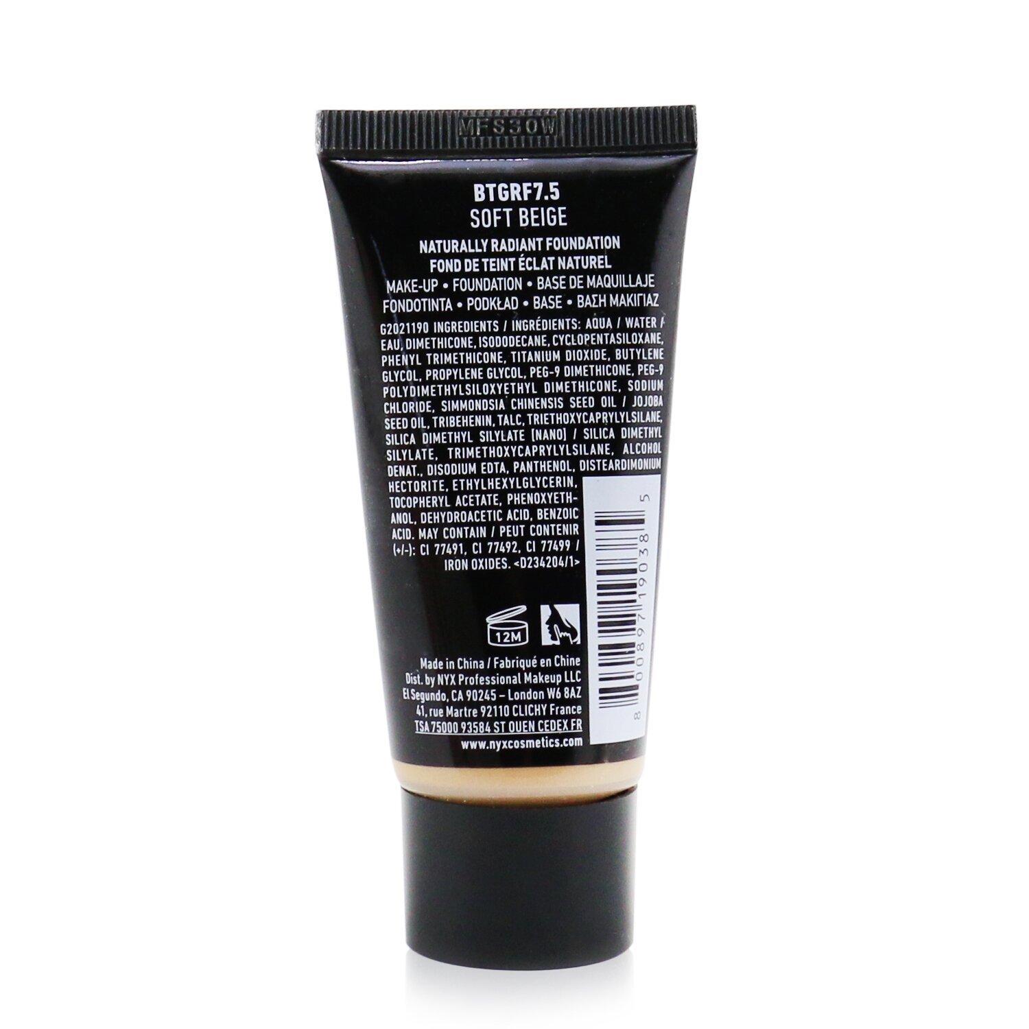 NYX Born To Glow! Naturally Radiant Foundation 30ml/1.01oz