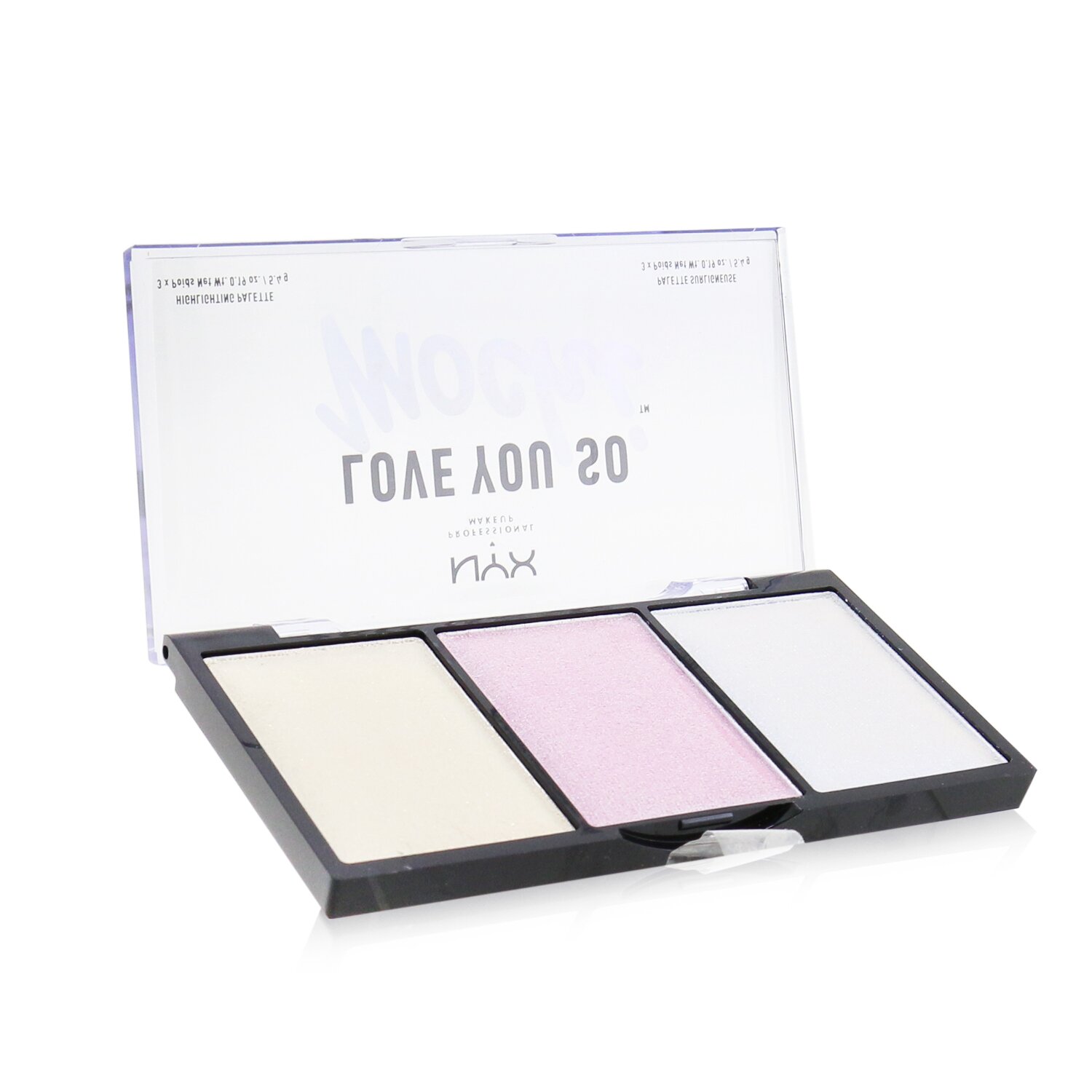 NYX Love You So Mochi Highlighting Palette 3x5.4g/0.19oz