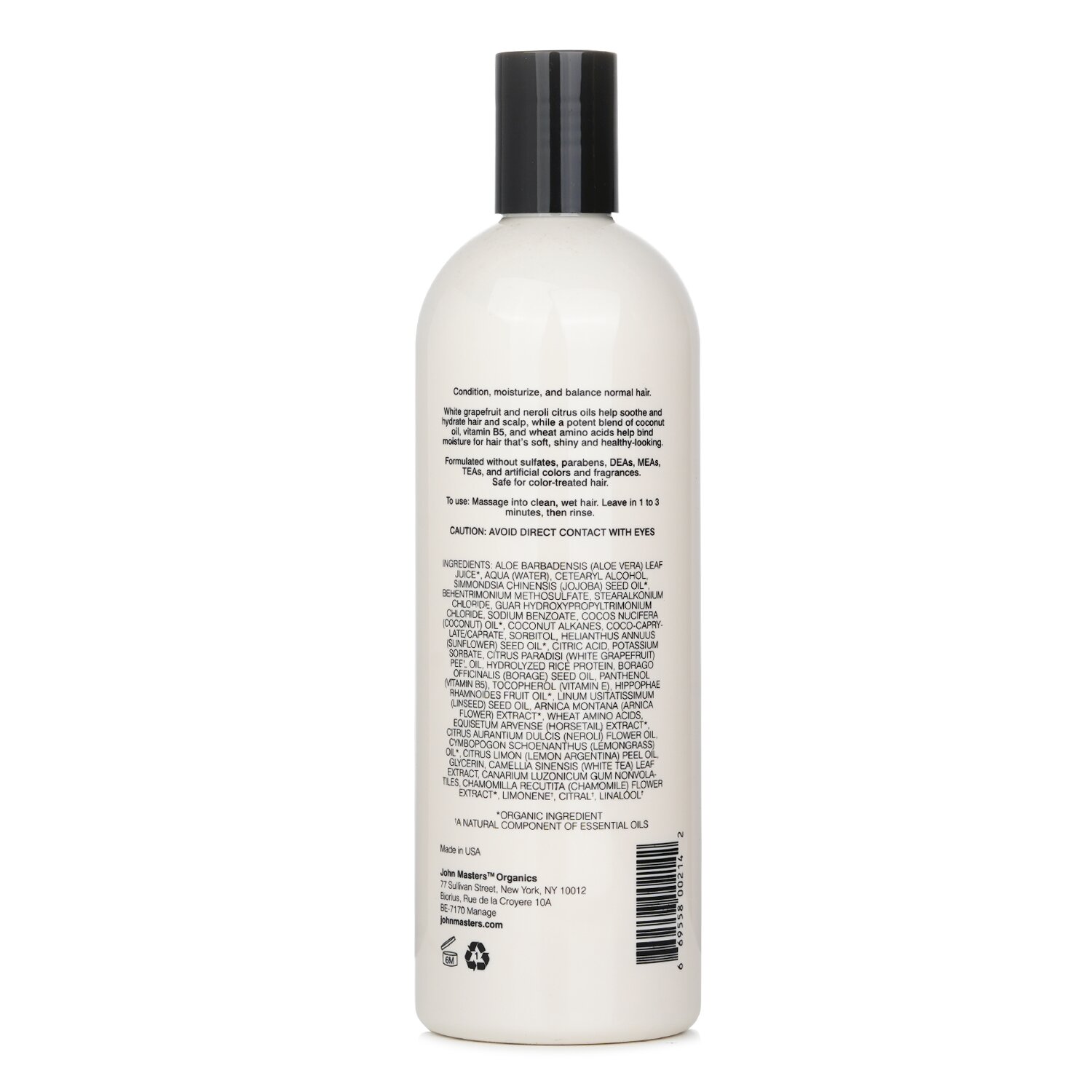 John Masters Organics Μαλακτικό για Κανονικά Μαλλιά με Εσπεριδοειδή & Νερόλι 473ml/16oz