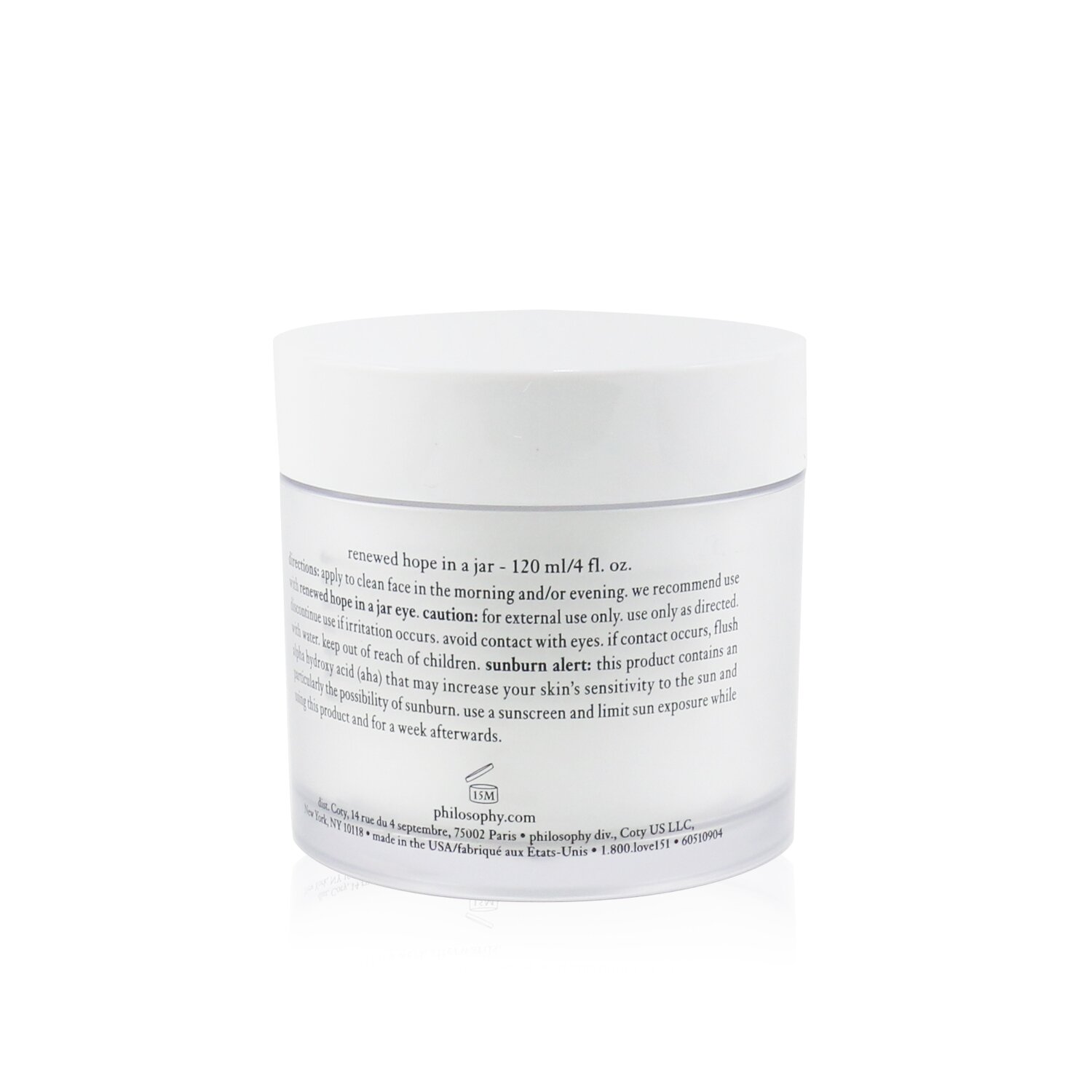 Philosophy Renewed Hope In A Jar Refreshing & Refining Moisturizer 120ml/4oz