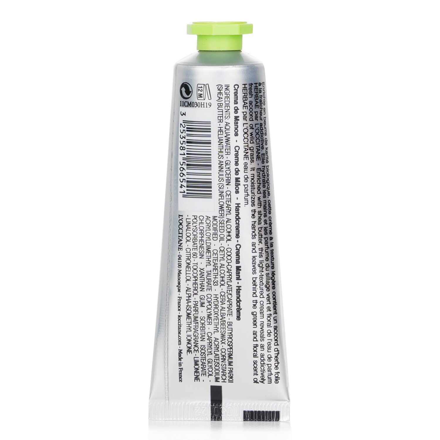 L'Occitane Herbae Par Hand Cream 30ml/1oz