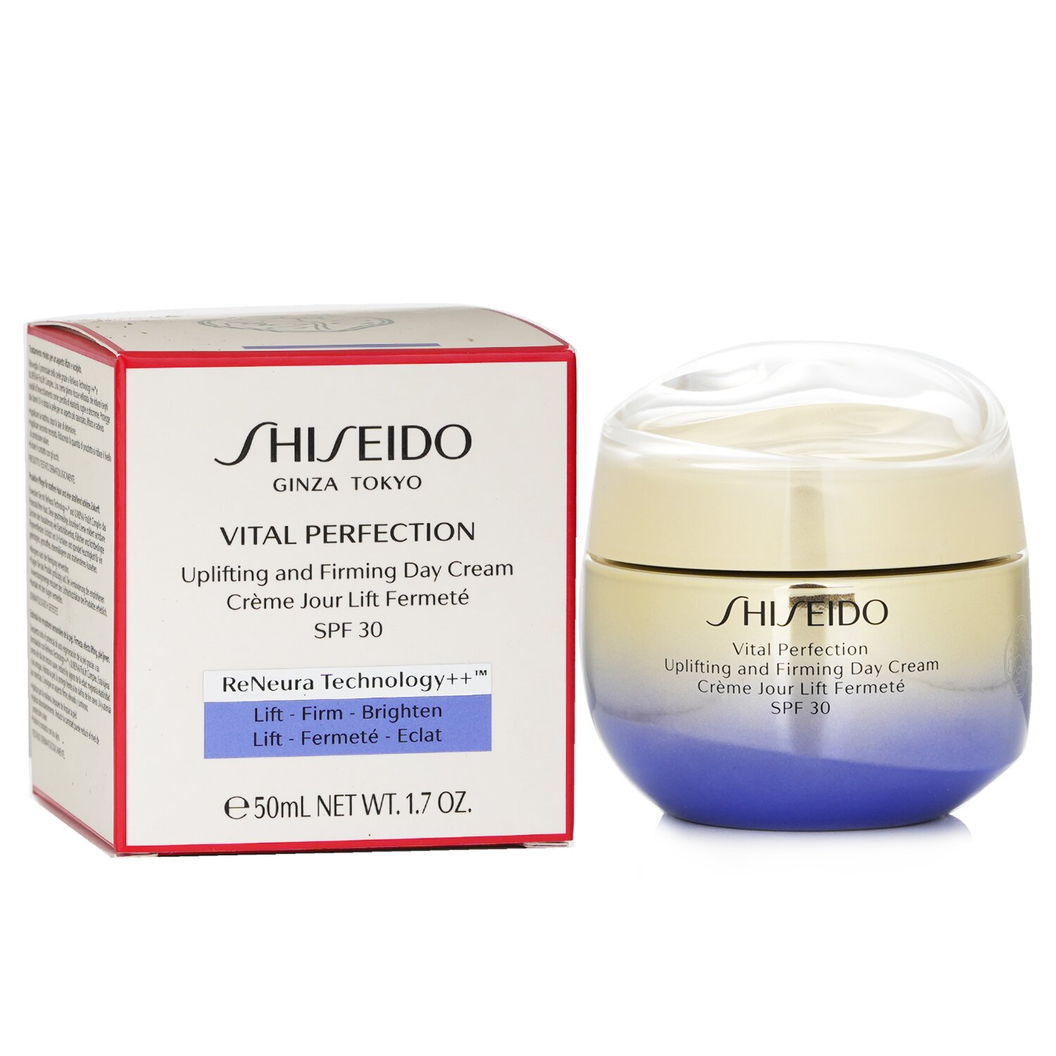 Shiseido Vital Perfection Uplifting & Firming Day Cream SPF 30 קרם יום 50ml/1.7oz