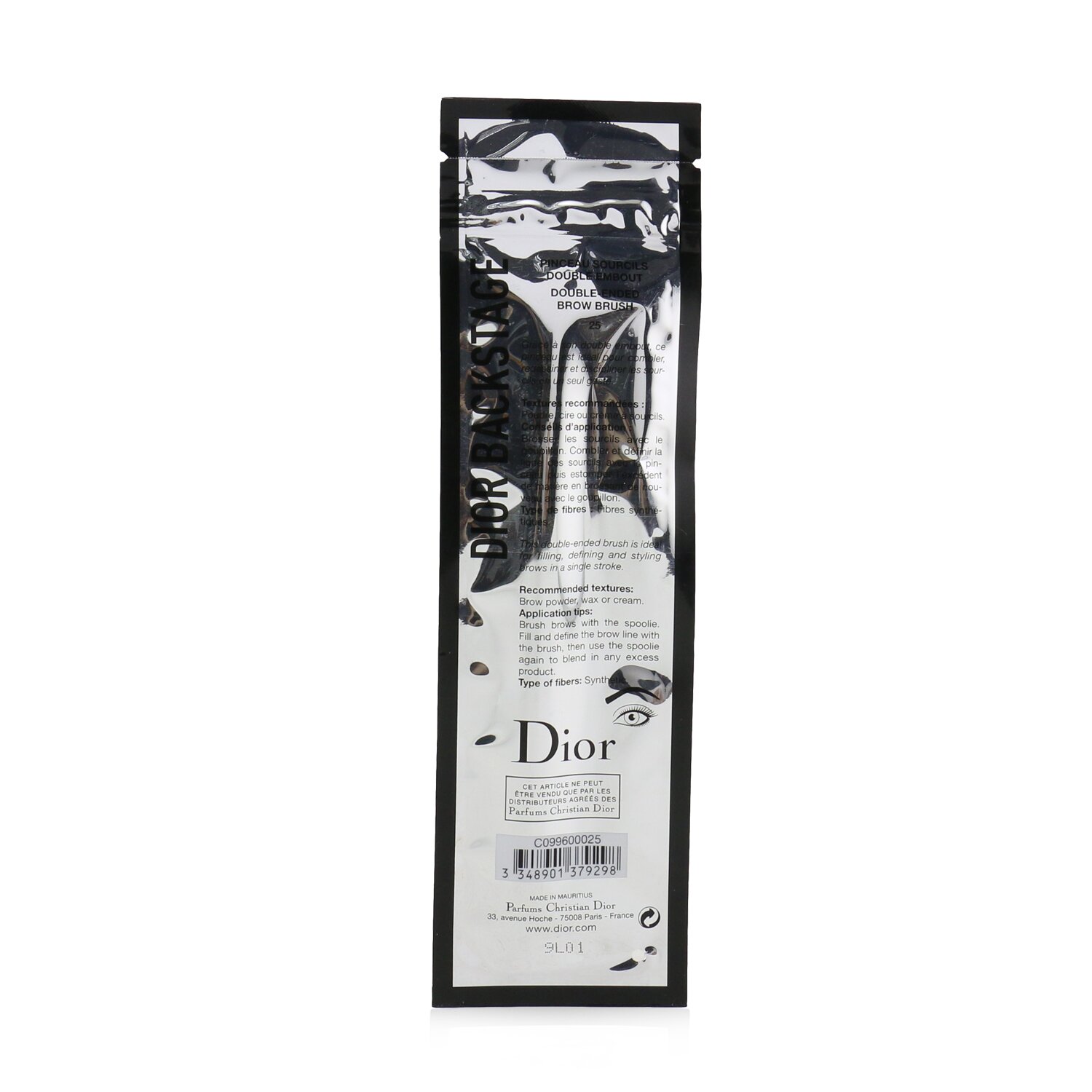 Christian Dior Dior Backstage Double Ended Brow Brush 25 Picture Color