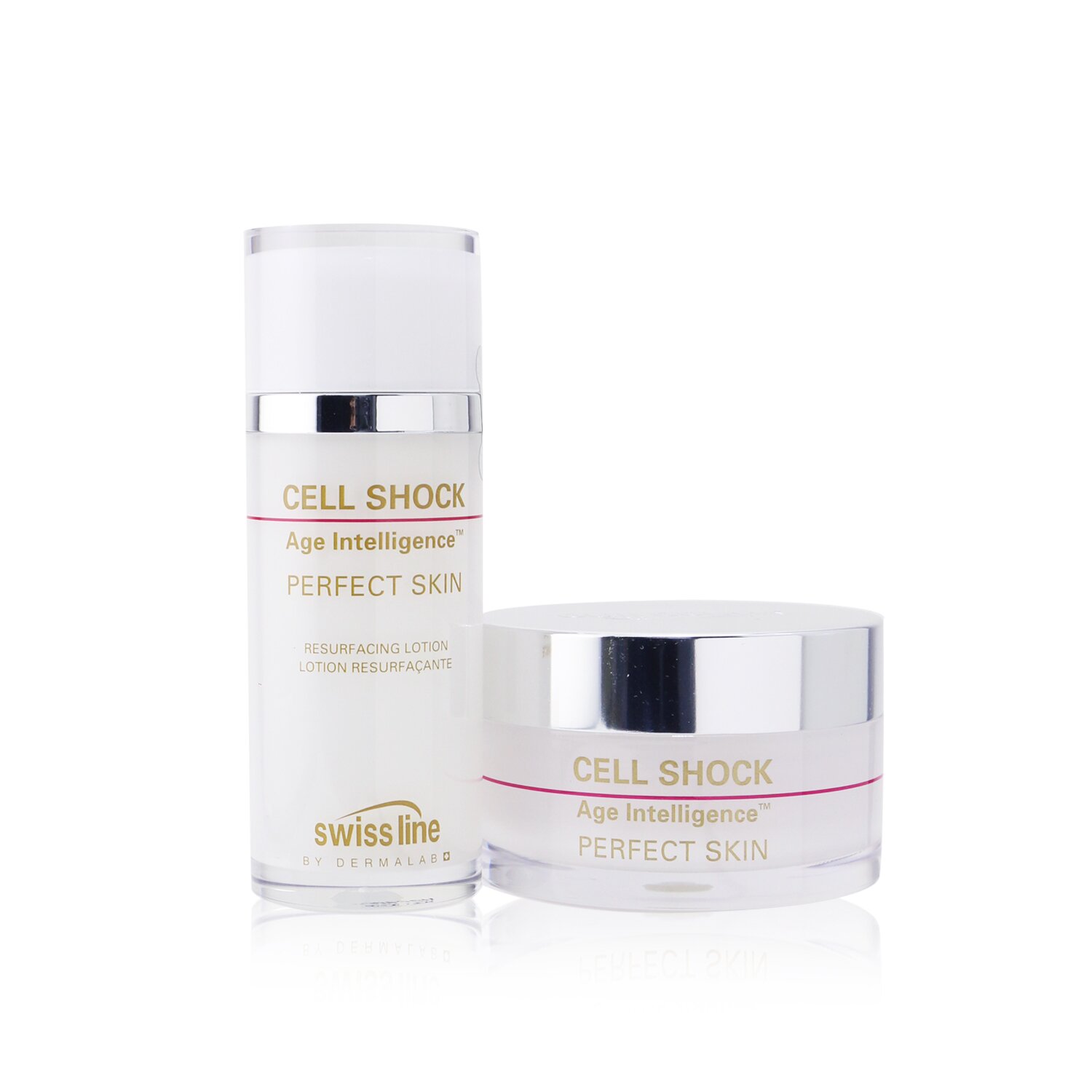 Swissline Cell Shock Age Intelligence Perfect Skin 1 Month Youth-Treatment (Exp. Date 11/2020) 45ml+60pads