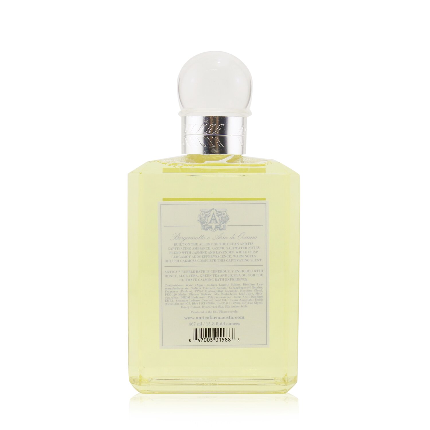Antica Farmacista Bubble Bath - Bergamot & Ocean Aria 467ml/15.8oz