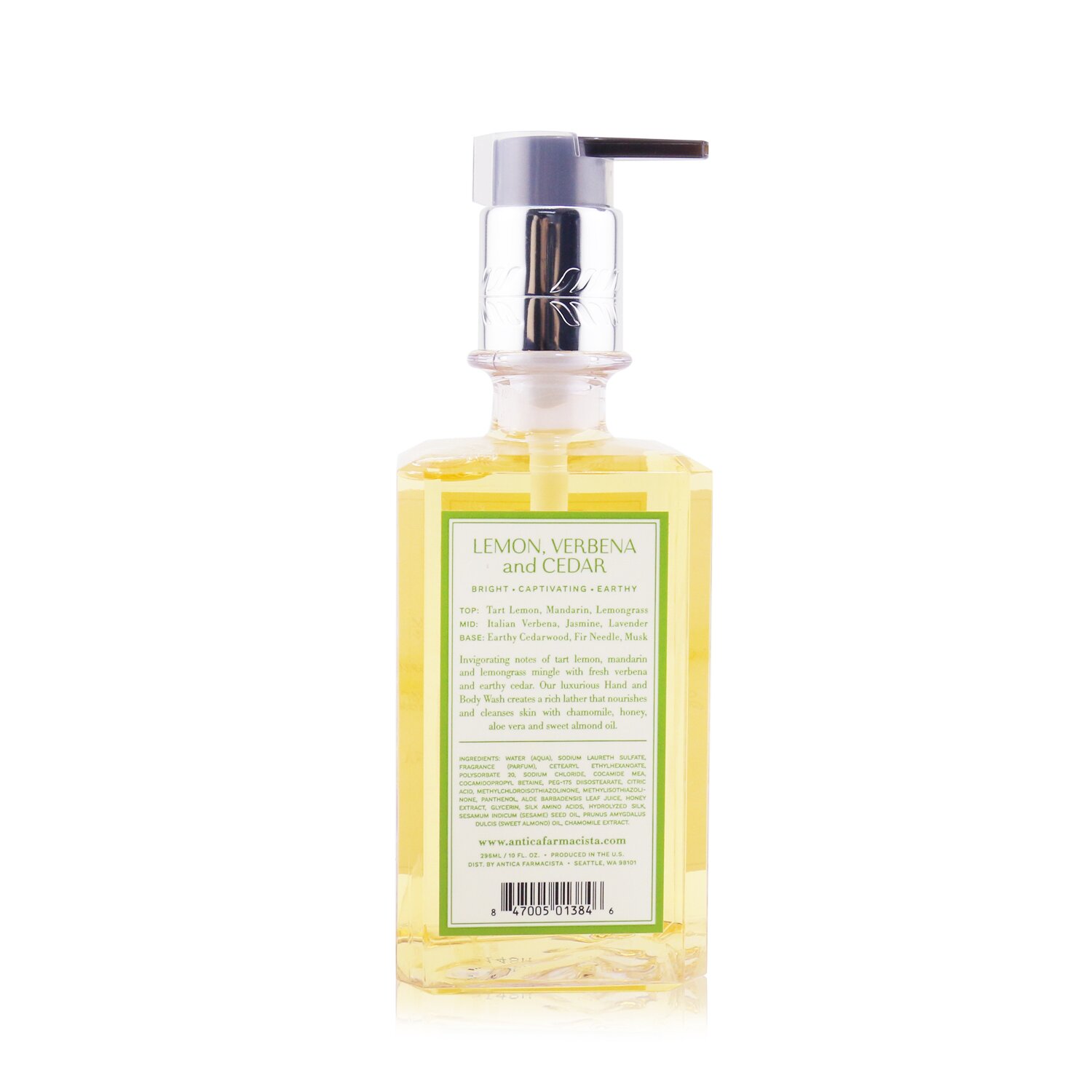 Antica Farmacista Hand & Body Wash - Lemon, Verbena & Cedar 296ml/10oz