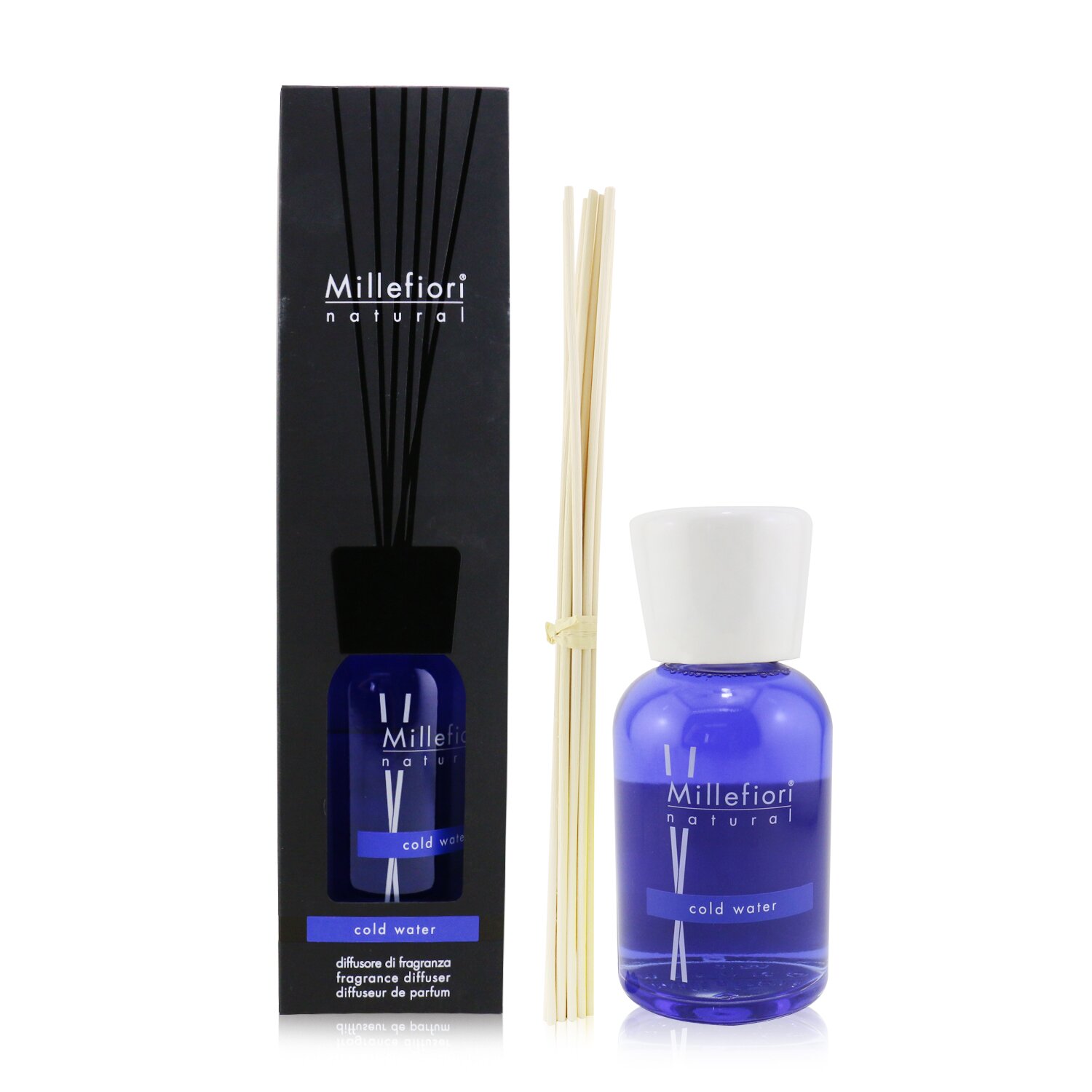 Millefiori Natural Fragrance Diffuser - Cold Water 500ml/16.9oz