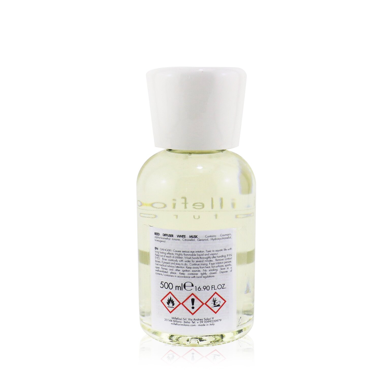 Millefiori معطر جو طبيعي - المسك الأبيض / موشيو بيانكو 500ml/16.9oz