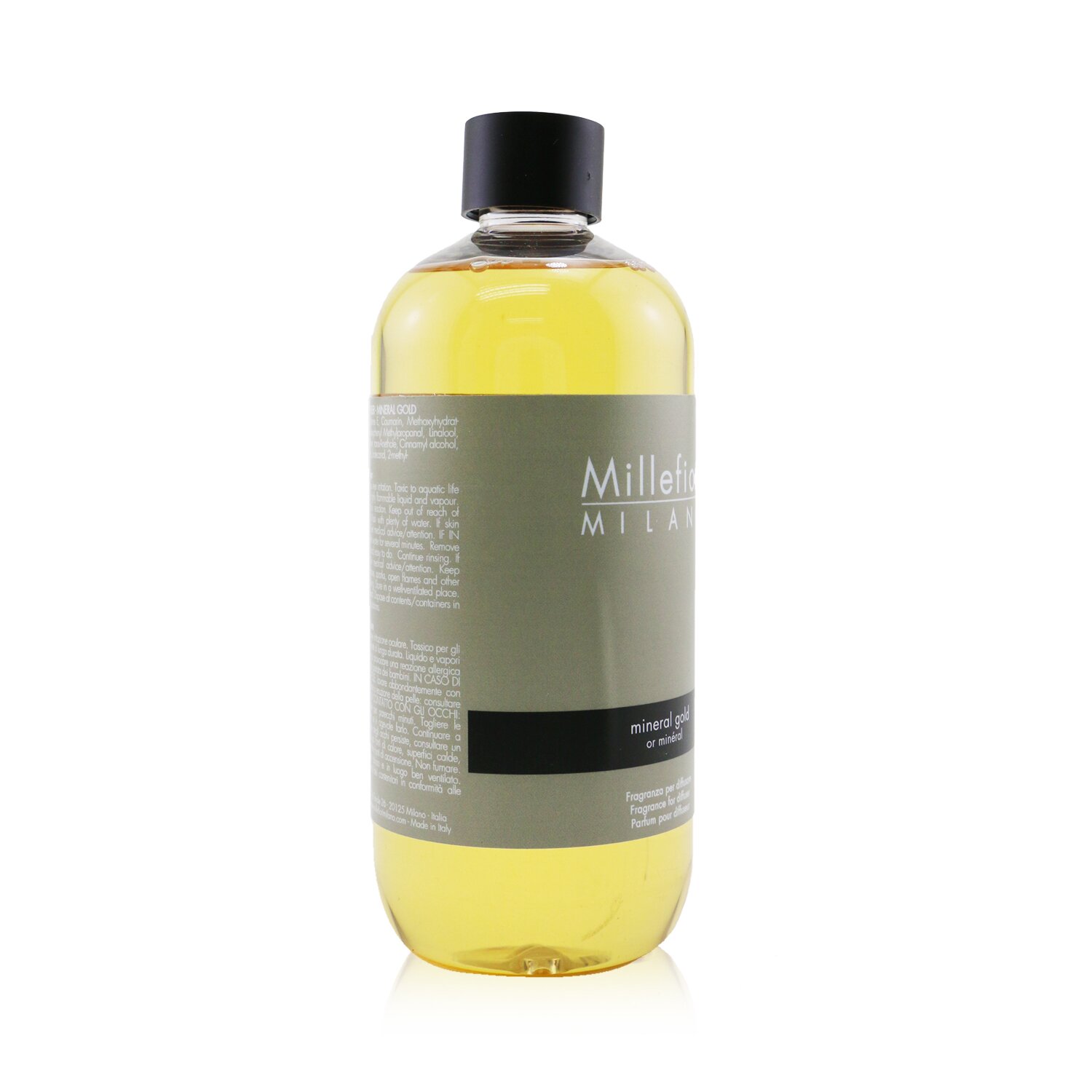 Millefiori Natural Fragrance Diffuser Refill - Mineral Gold 500ml/16.9oz