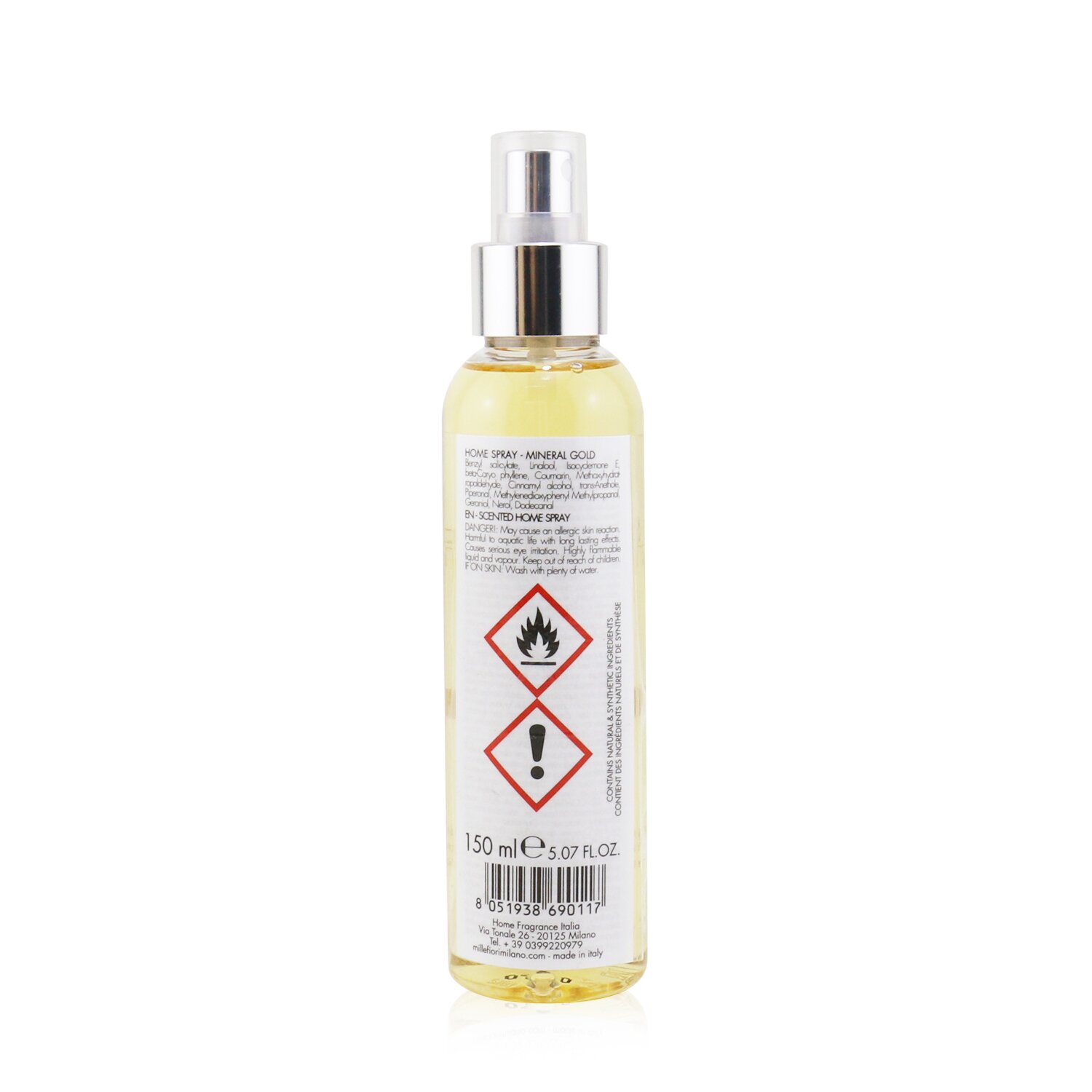 Millefiori Natural Scented Home Spray - Mineral Gold 150ml/5oz
