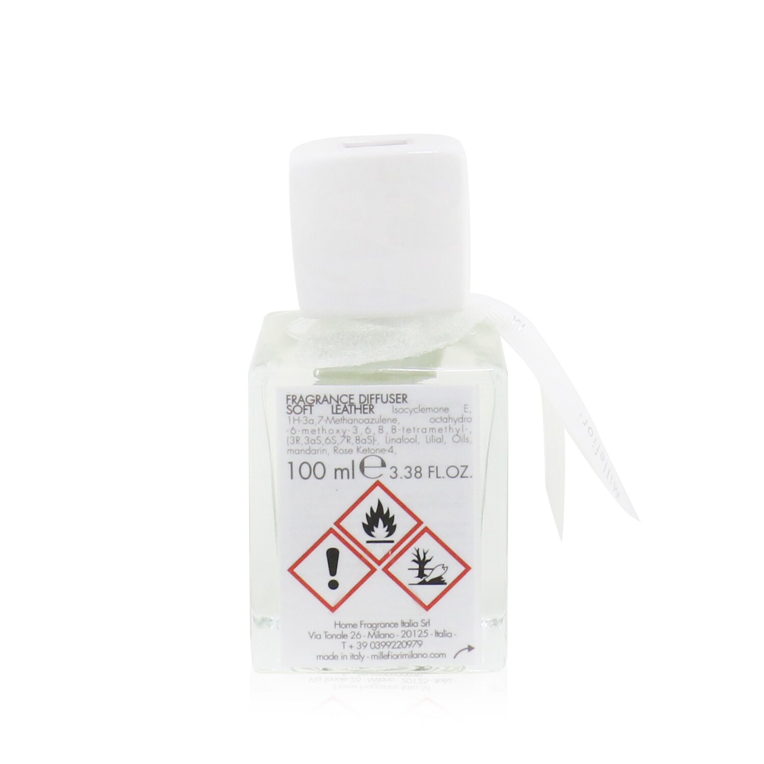 Millefiori Zona Fragrance Diffuser - Soft Leather 100ml/3.38oz