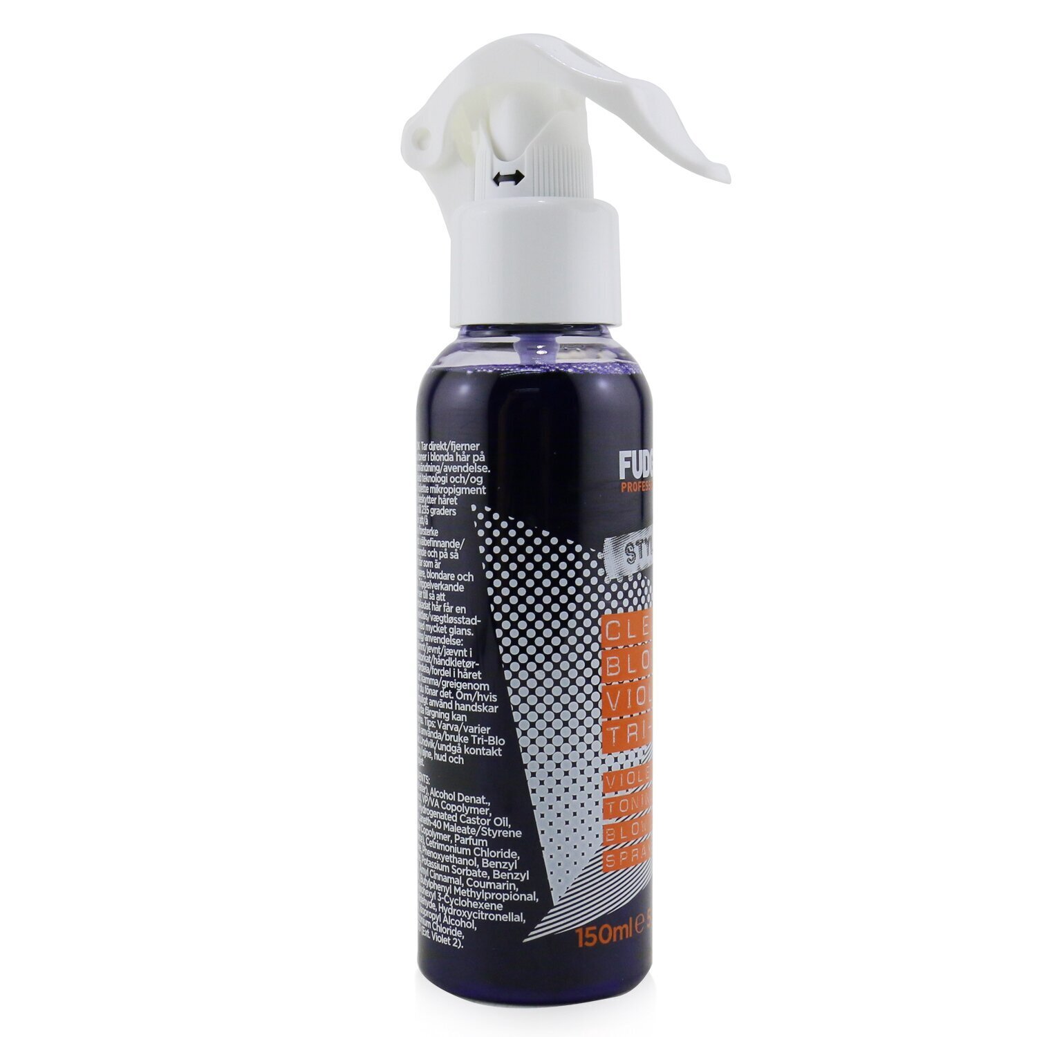 Fudge Style Clean Blonde Violet Tri-Blo (Violet Toning Blow Dry Spray) 150ml/5.07oz