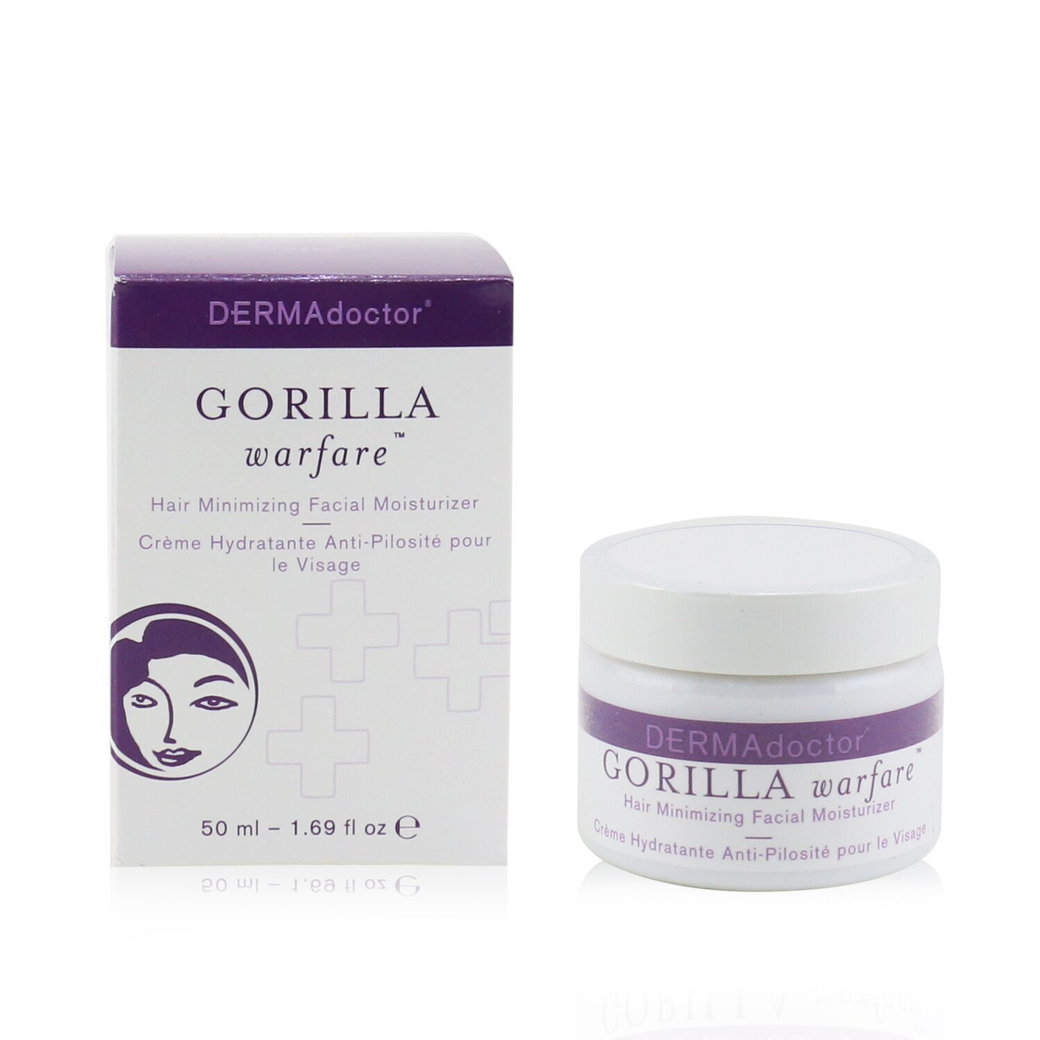 DERMAdoctor Gorilla Warfare Hair Minimizing Facial Moisturizer 50ml/1.69oz