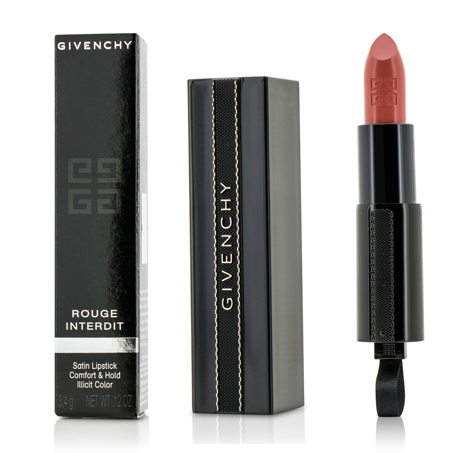 Givenchy Rouge Interdit Атласная Губная Помада 3.4g/0.12oz