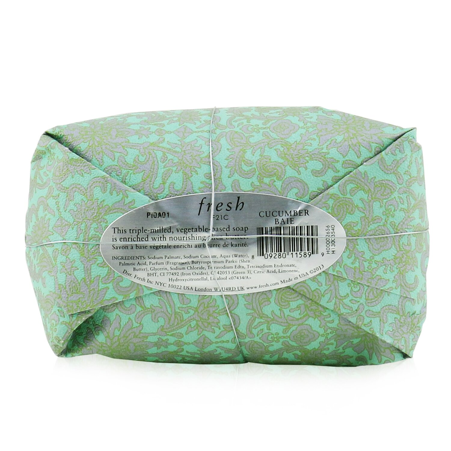 馥蕾诗  Fresh 原创香皂 - 黄瓜海湾 Original Soap - Cucumber Baie 250g/8.8oz