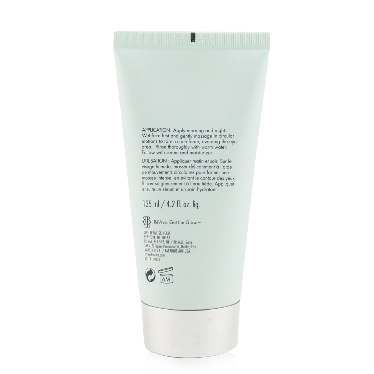 ReVive Vaahtoava puhdistusaine, rikastettu kosteuttava pesuaine 125ml/4.2oz