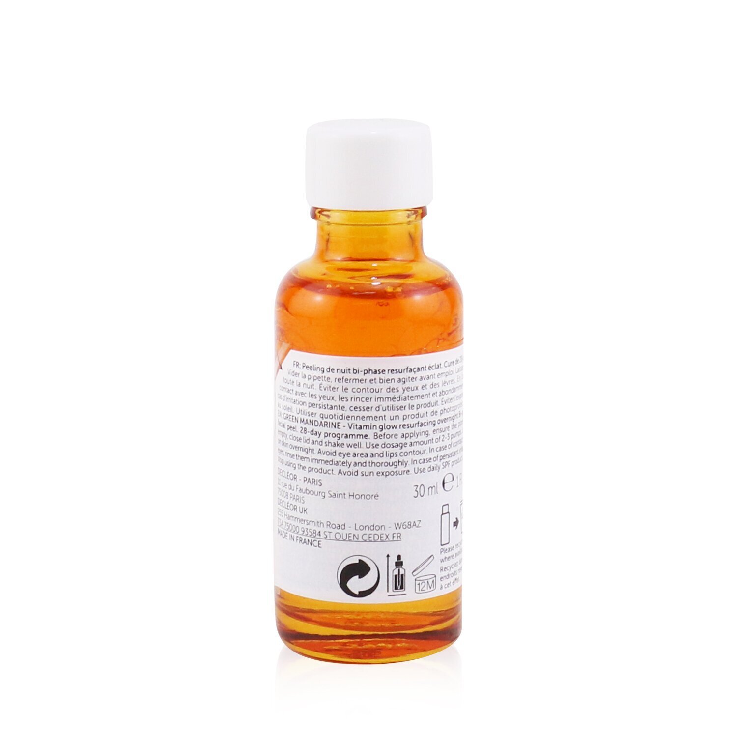 Decleor Green Mandarin Overnight Bi-Phase Facial Peel 30ml/1oz