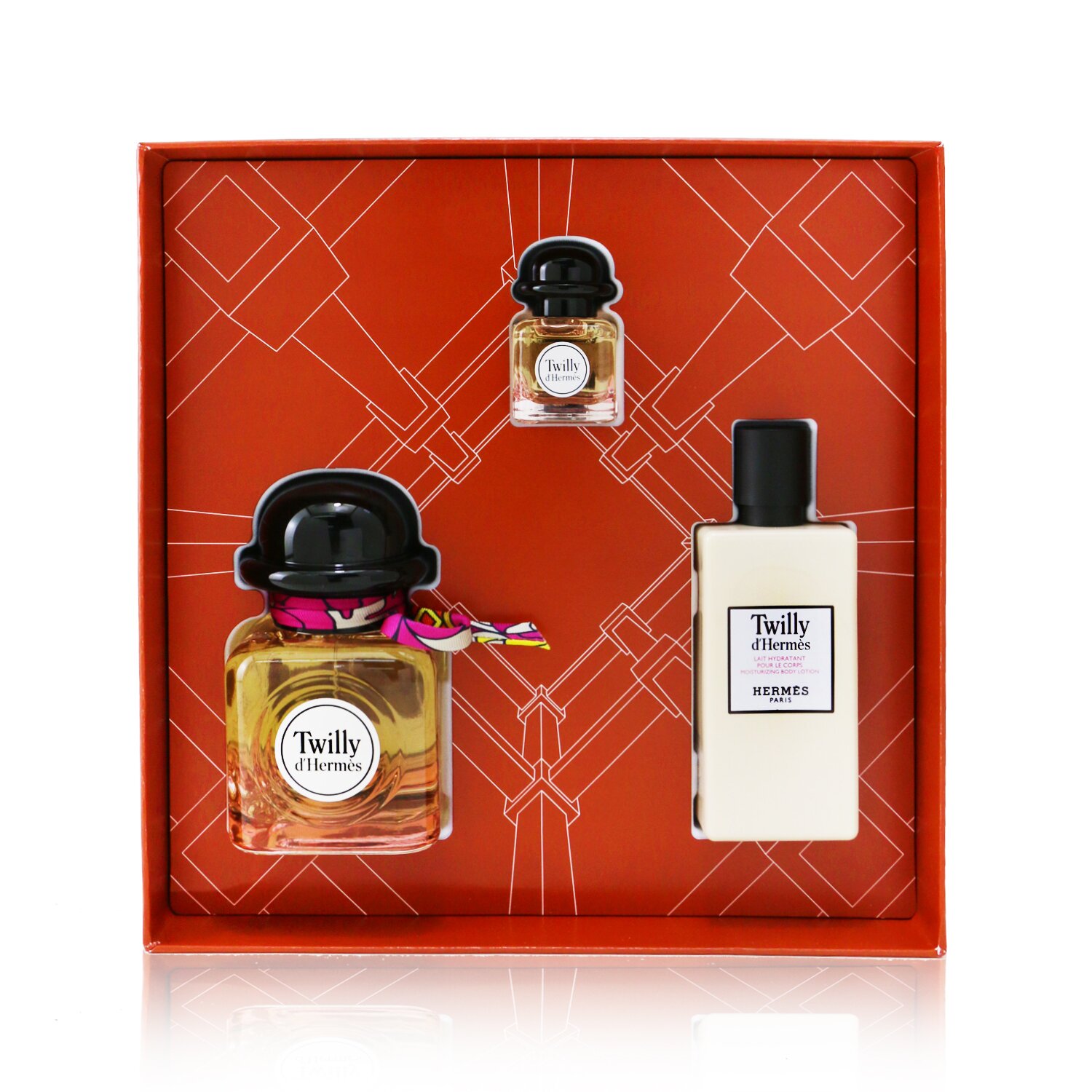 Hermes Twilly D'Hermes Coffret: Eau De Parfum Spray 85ml +Eau De Parfum 7.5ml + Body Lotion 80ml 3pcs