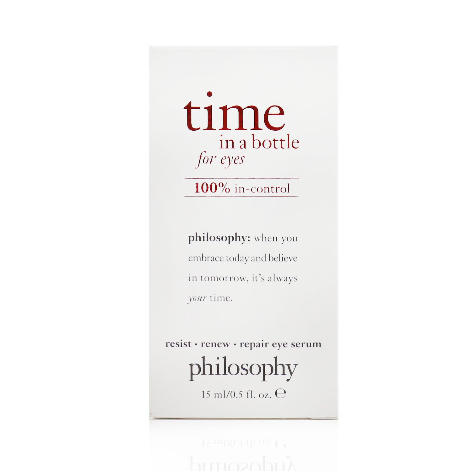 Philosophy Time In A Bottle For Eyes Serum - 100% In-Control 15ml/0.5oz