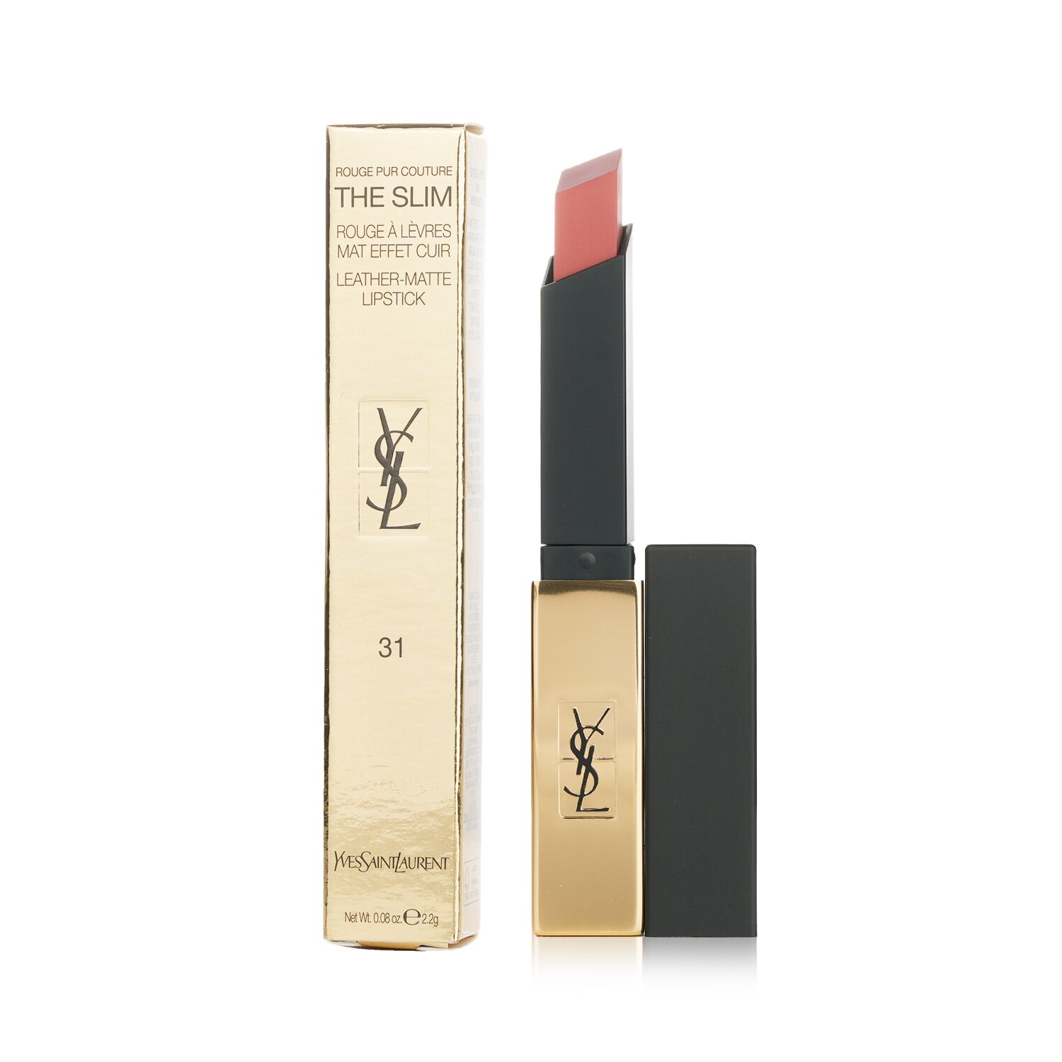 Yves Saint Laurent Rouge Pur Couture The Slim Leather Matte Lipstick 2.2g/0.08oz