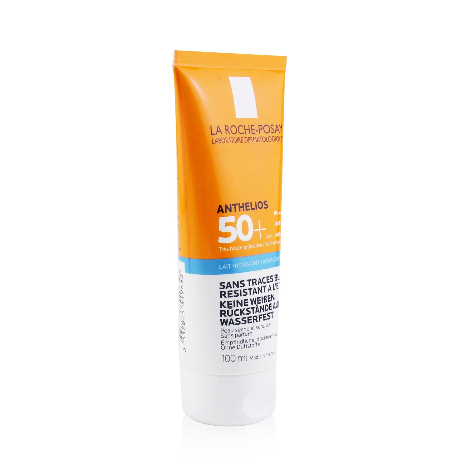 La Roche Posay Anthelios Water Resistant Hydrating Lotion SPF 50 (For Dry & Sensitive Skin, Fragrance Free) 100ml/3.3oz
