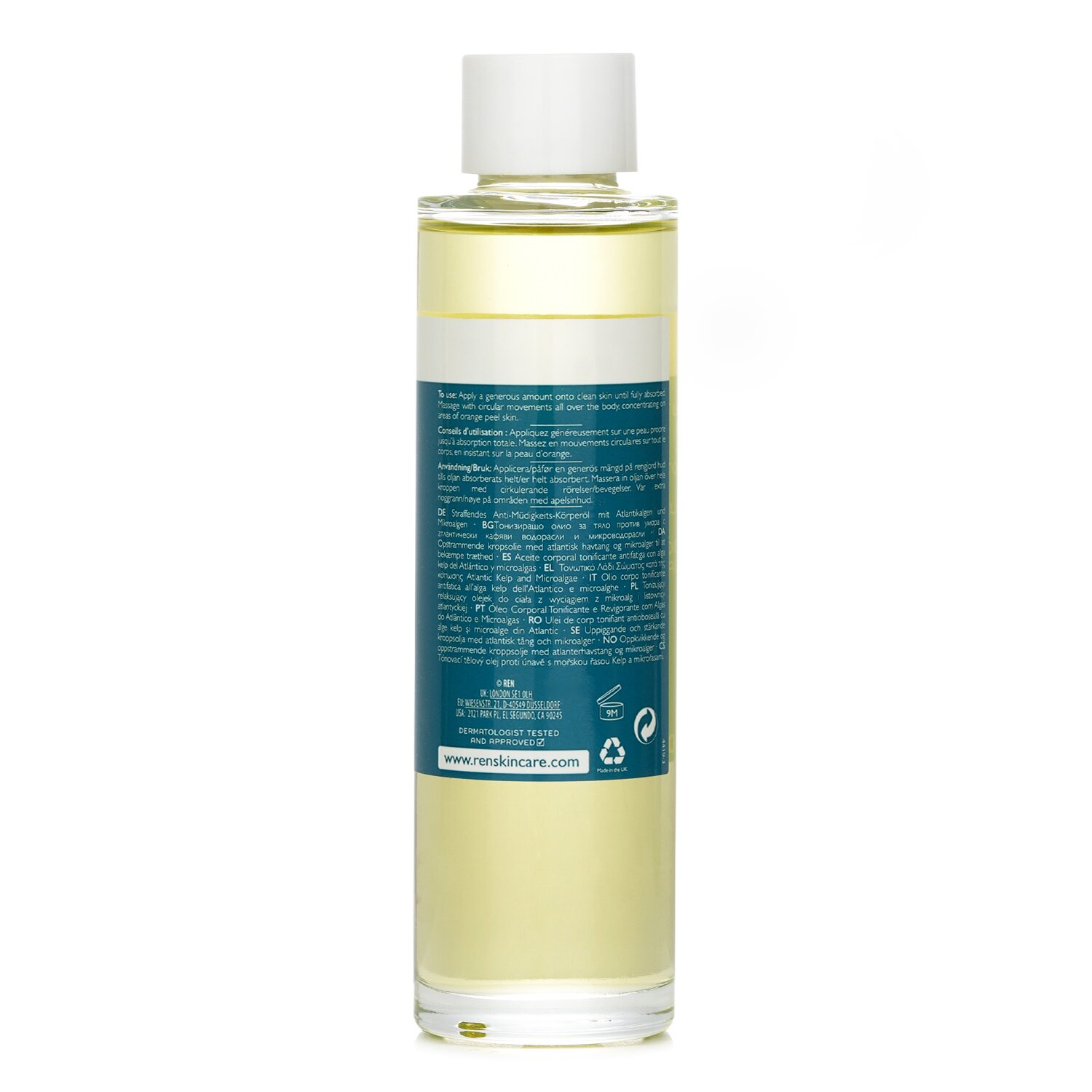 Ren Atlantic Kelp And Microalgae Aceite Corporal Tonificante Anti-Fatiga 100ml/3.3oz