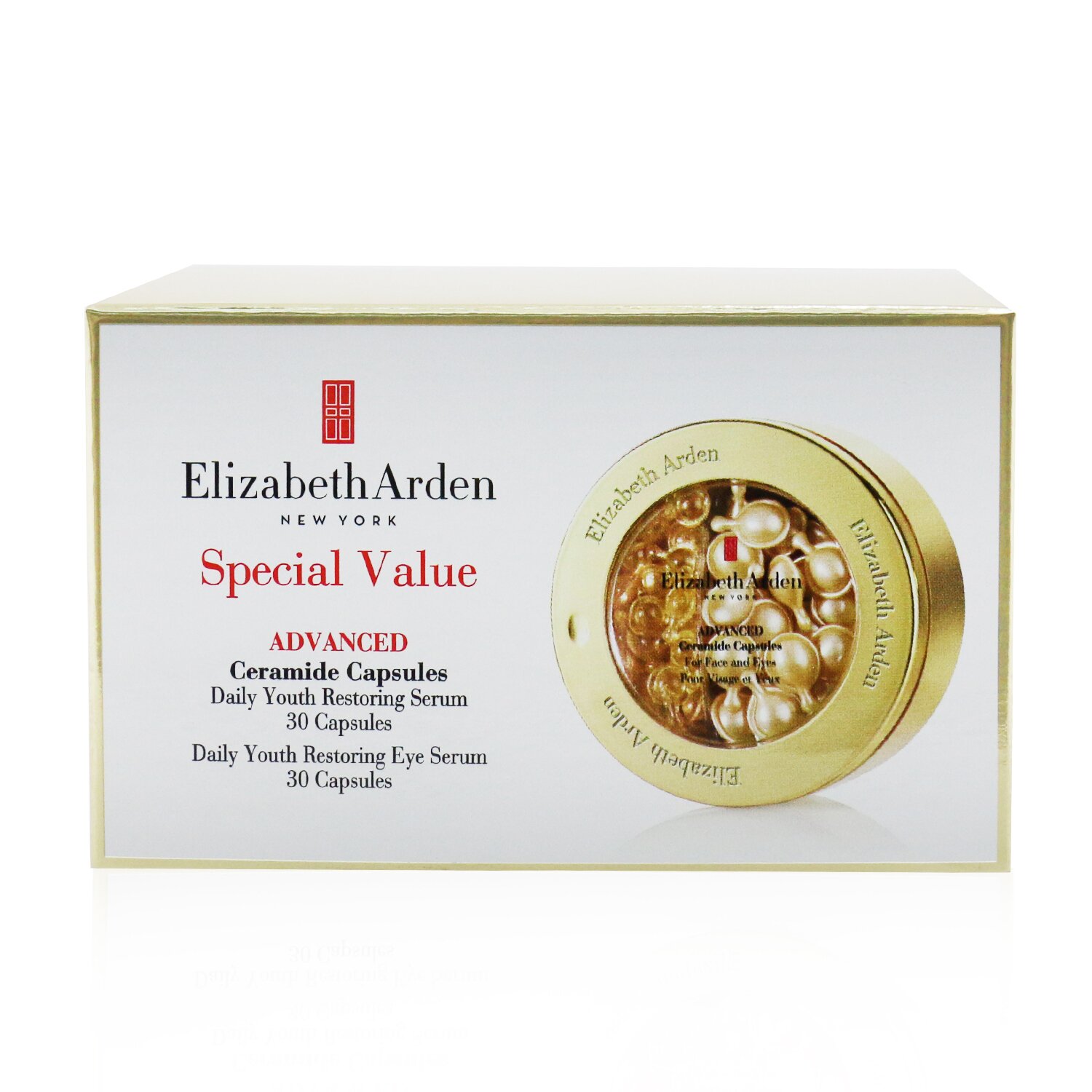 Elizabeth Arden Advanced Ceramide Capsules Daily Youth Restoring Serum & Eye Serum (Limited Edition) 2x30Caps