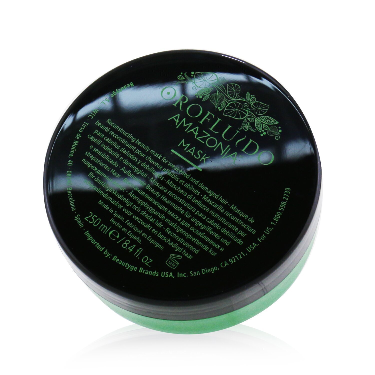 Orofluido Amazonia Mascarilla de Belleza Resconstructora (Para Cabello Débil y Dañado) 250ml/8.4oz