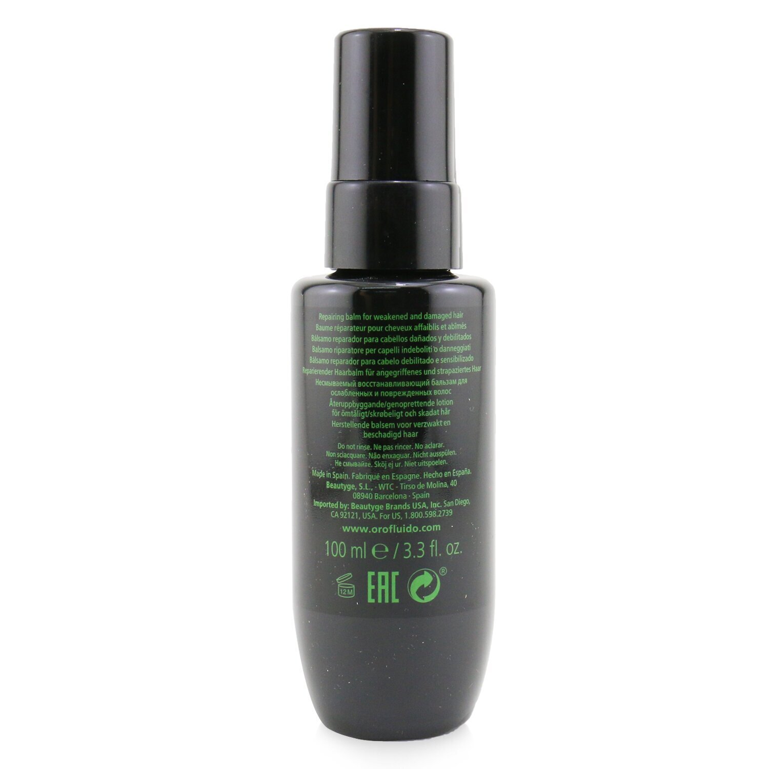 Orofluido Amazonia Repairing Balm (Deep Repair, Reconstruction and Body) 100ml/3.3oz