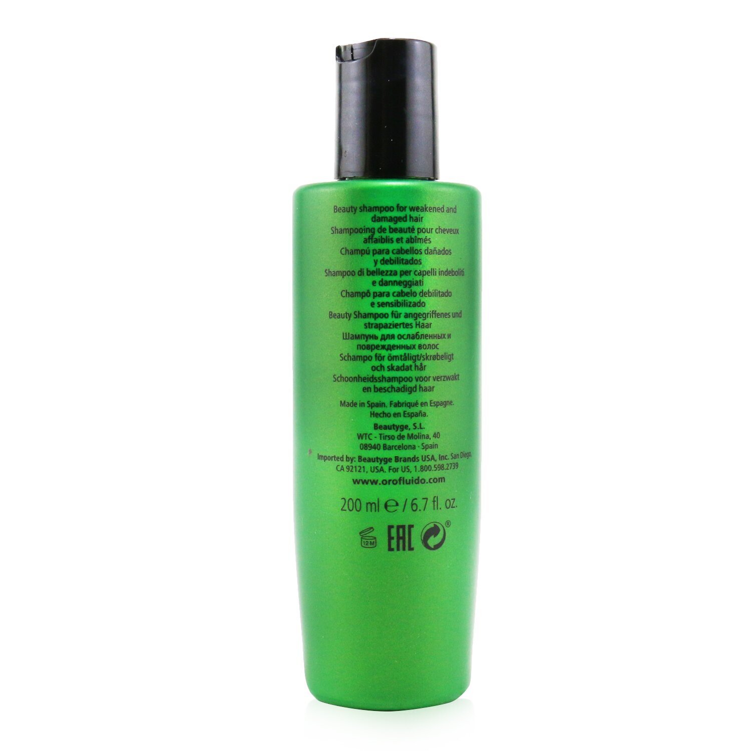 Orofluido Amazonia Champú (Reparación Profunda, Reconstrucción y Cuerpo) 200ml/6.7oz