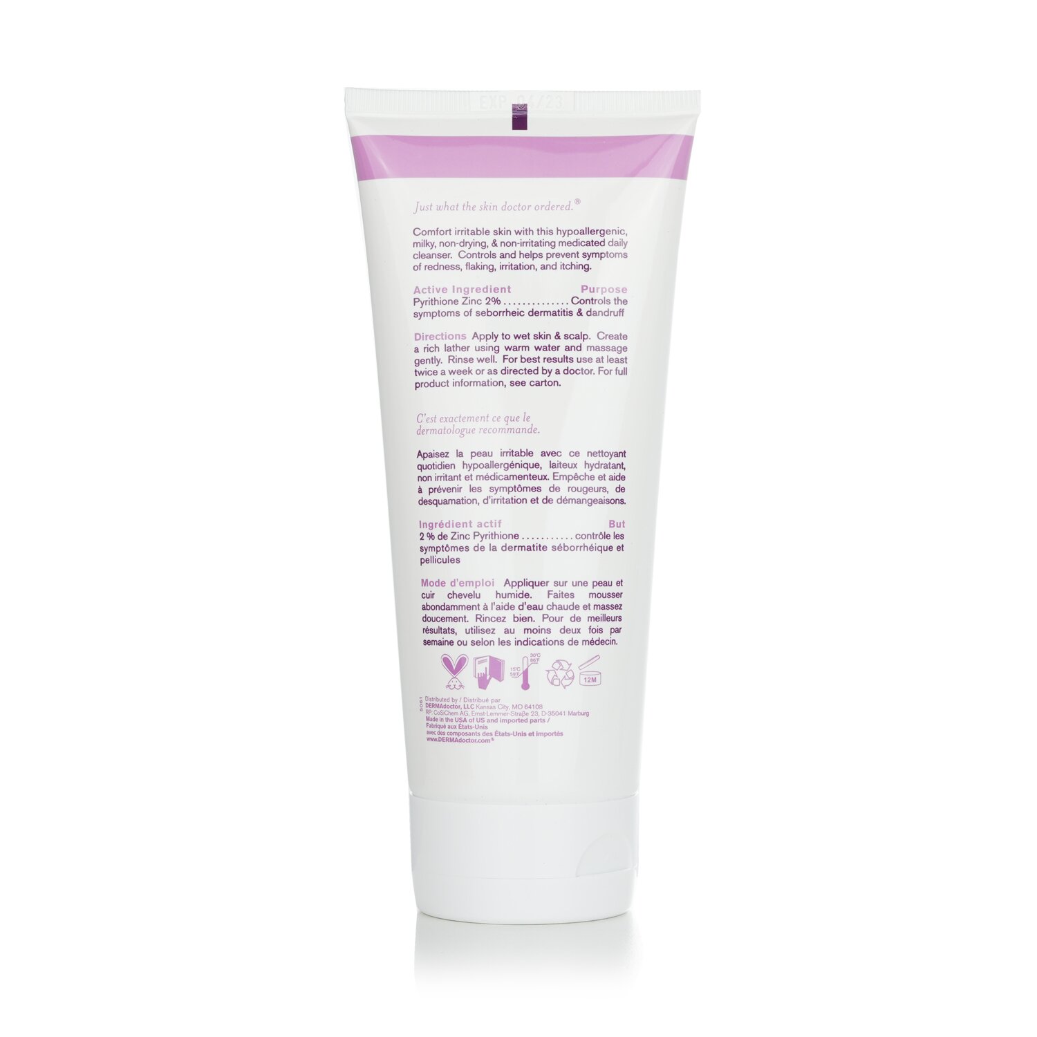 DERMAdoctor Calm Cool & Corrected Tranquility Cleanser 210ml/7.1oz