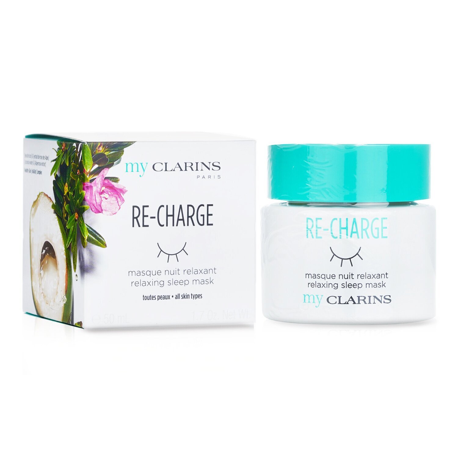 Clarins My Clarins Re-Charge Re-Charge Relaksująca maska do spania 50ml/1.7oz