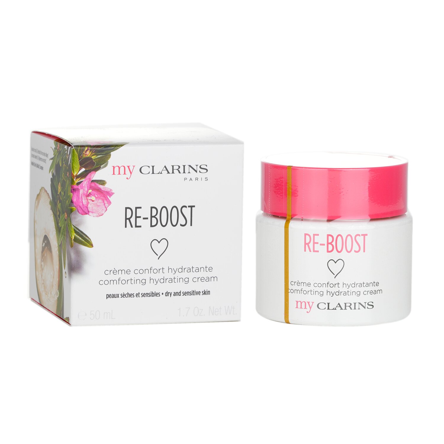 Clarins Zklidňující hydratační krém My Clarins Re-Boost – pro suchou a citlivou pleť 50ml/1.7oz