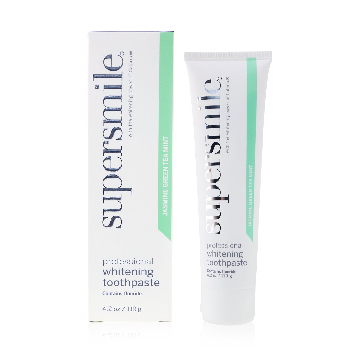 Supersmile Professional Whitening Toothpaste - Jasmin Green Tea Mint (Exp. Date 01/2021) 119g/4.2oz