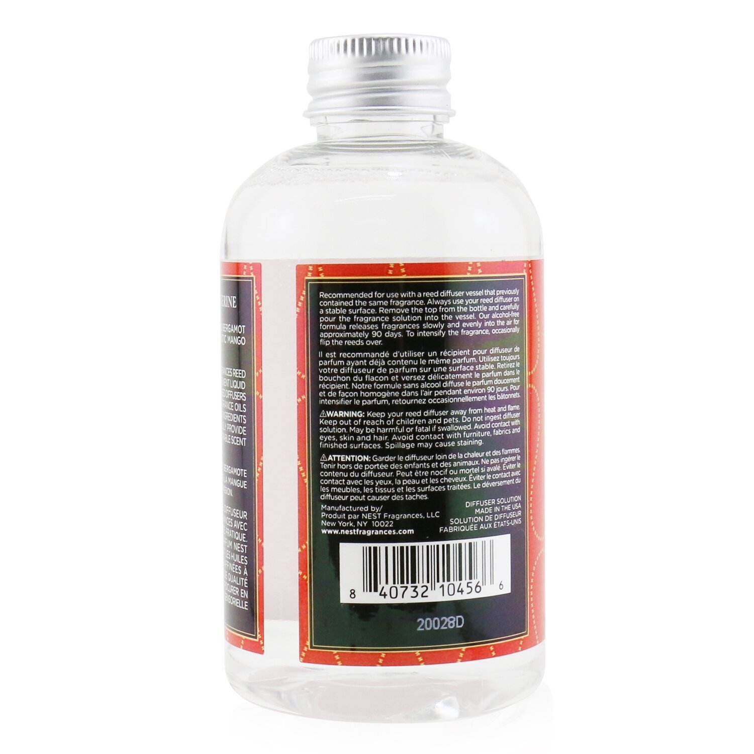 Nest Reed Diffuser Liquid Refill - Sicilian Tangerine 175ml/5.9oz