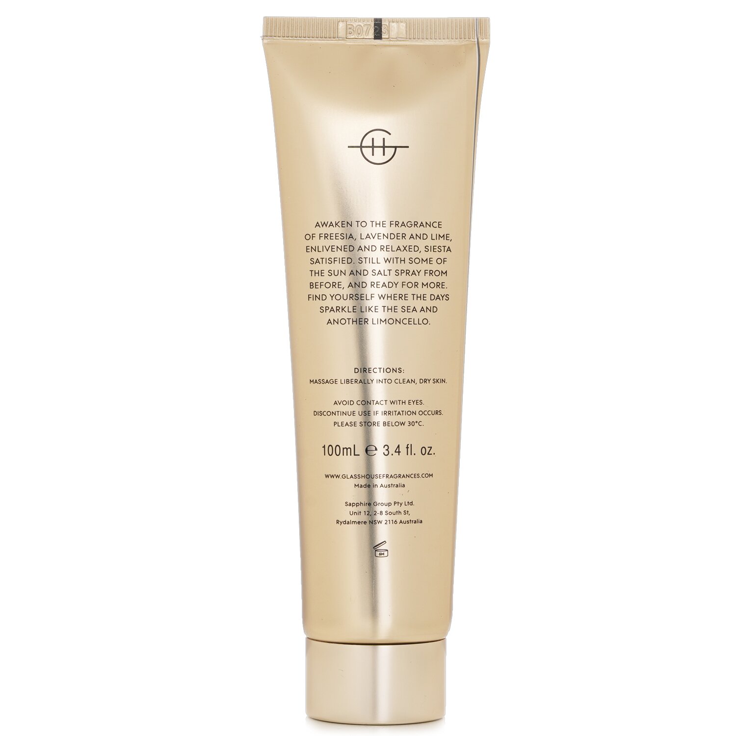 Glasshouse Hand Cream - Lost In Amalfi (Sea Mist) 100ml/3.4oz