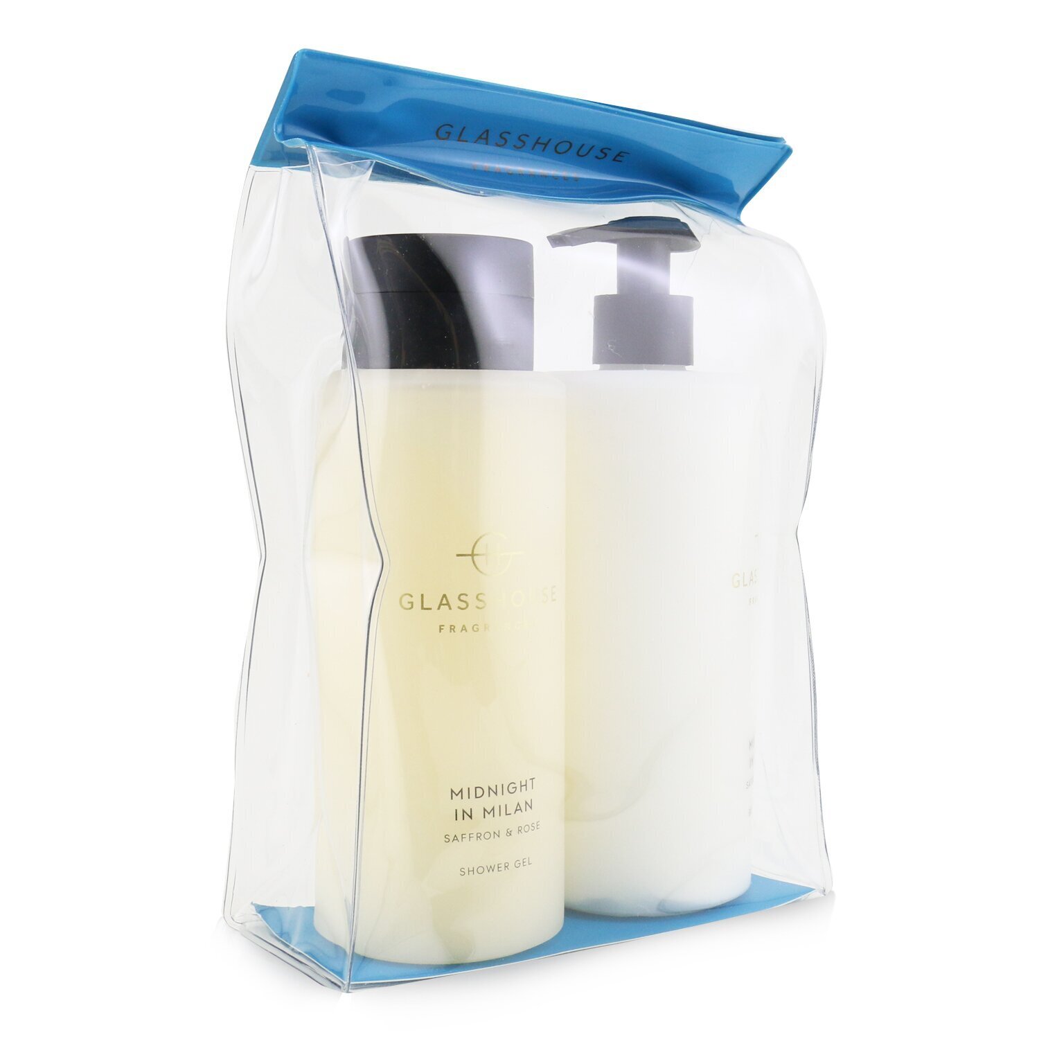 Glasshouse Midnight In Milan (Saffron & Rose) Body Duo: Shower Gel + Body Lotion 2x400ml/13.52oz