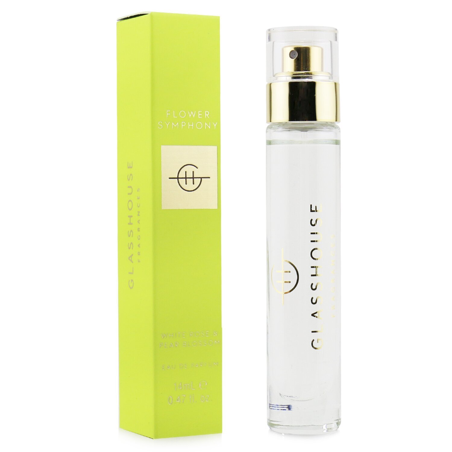 Glasshouse Flower Symphony (White Rose & Pear Blossom) Eau De Parfum Spray 14ml/0.47oz