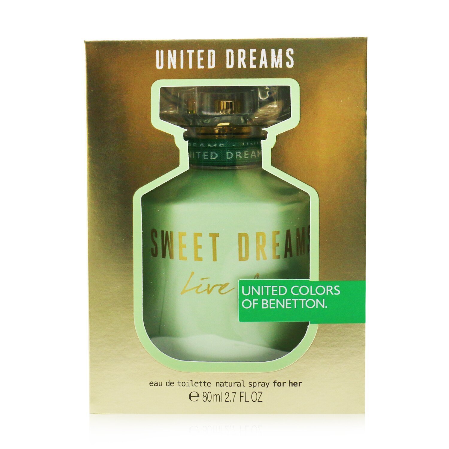 Benetton United Dreams Sweet Dreams Live Free Eau De Toilette Spray 80ml/2.7oz