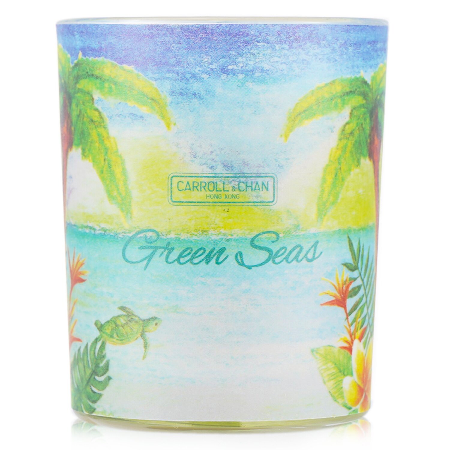 Carroll & Chan شمع نذري بشمع العسل 100% - Green Seas 65g/2.3oz