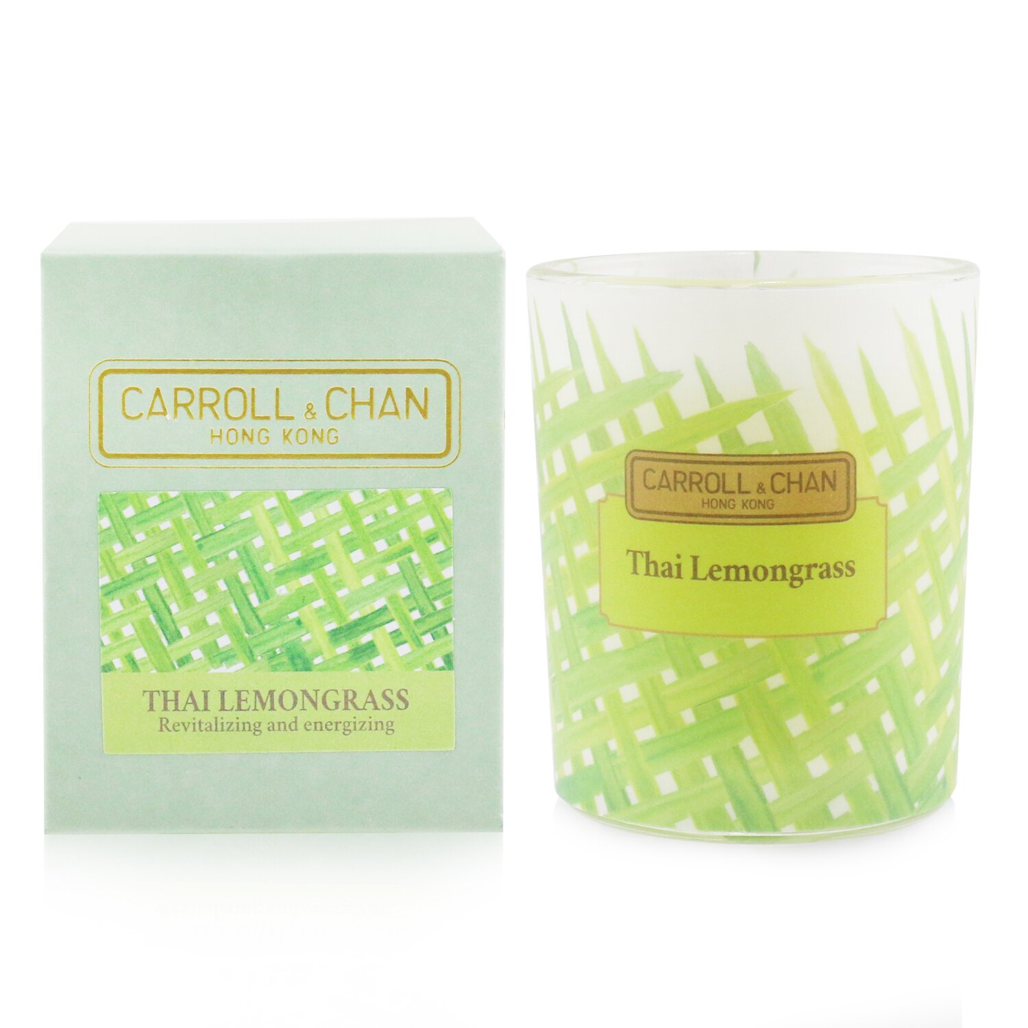 Carroll & Chan 100% Beeswax Votive Candle - Thai Lemongrass 65g/2.3oz