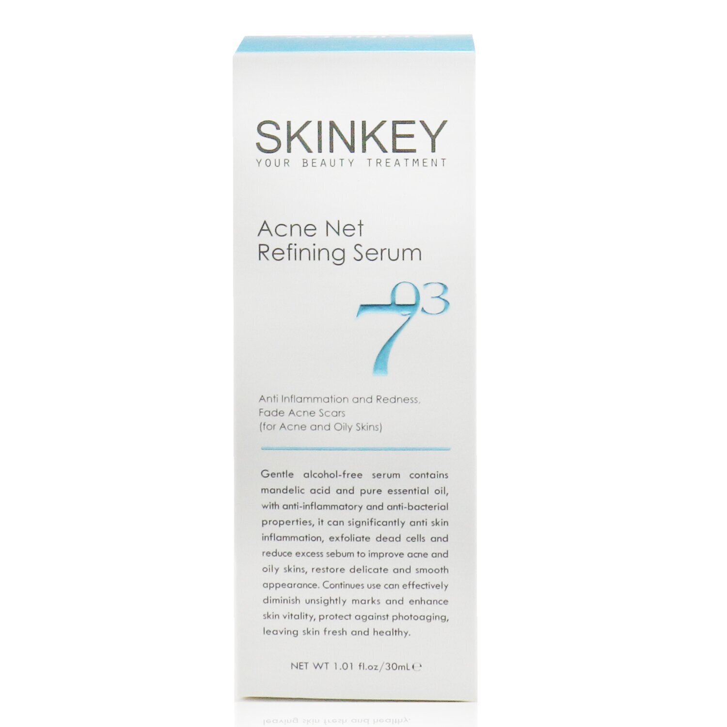 SKINKEY Acne Net Series Acne Net Refining Serum (For Acne & Oily Skins) - Anti Inflammation & Redness & Fade Acne Scars 30ml/1.01oz