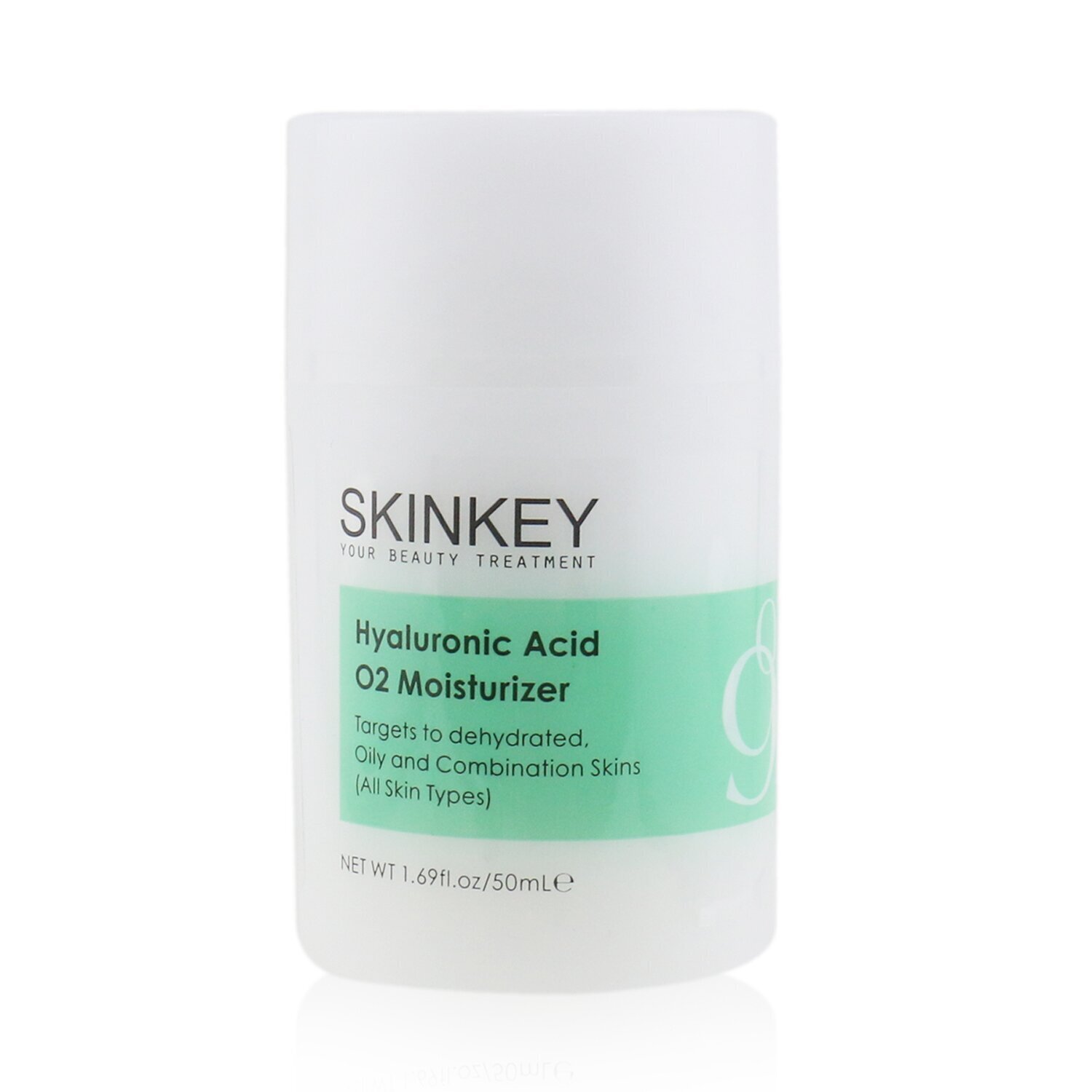 SKINKEY Moisturizing Series Hyaluronic Acid O2 Moisturizer (All Skin Types) - Targets To Dehydrated Oily & Combination Skins 50ml/1.69oz