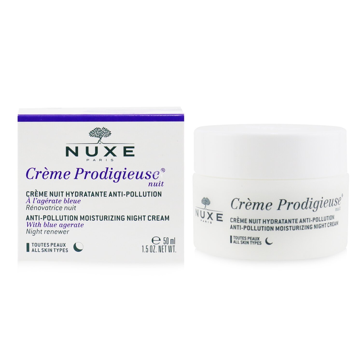 Nuxe Creme Prodigieuse Crema de Noche Hidratante Anti-Contaminación (Para Todo Tipo de Piel) 50ml/1.5oz