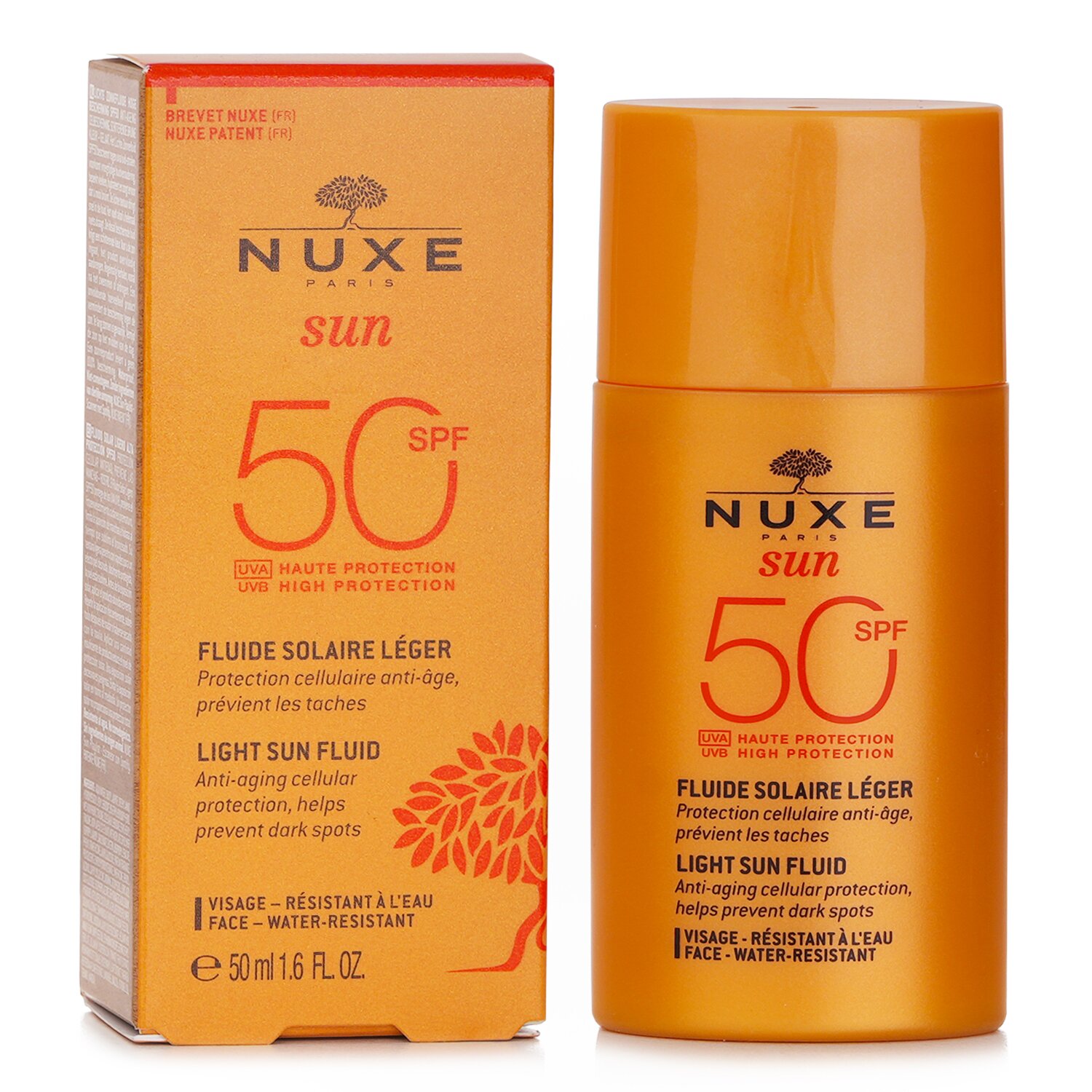 Nuxe Nuxe Sun Light Fluid For Face - High Protection SPF50 (For Normal To Combination Skin) 50ml/1.6oz